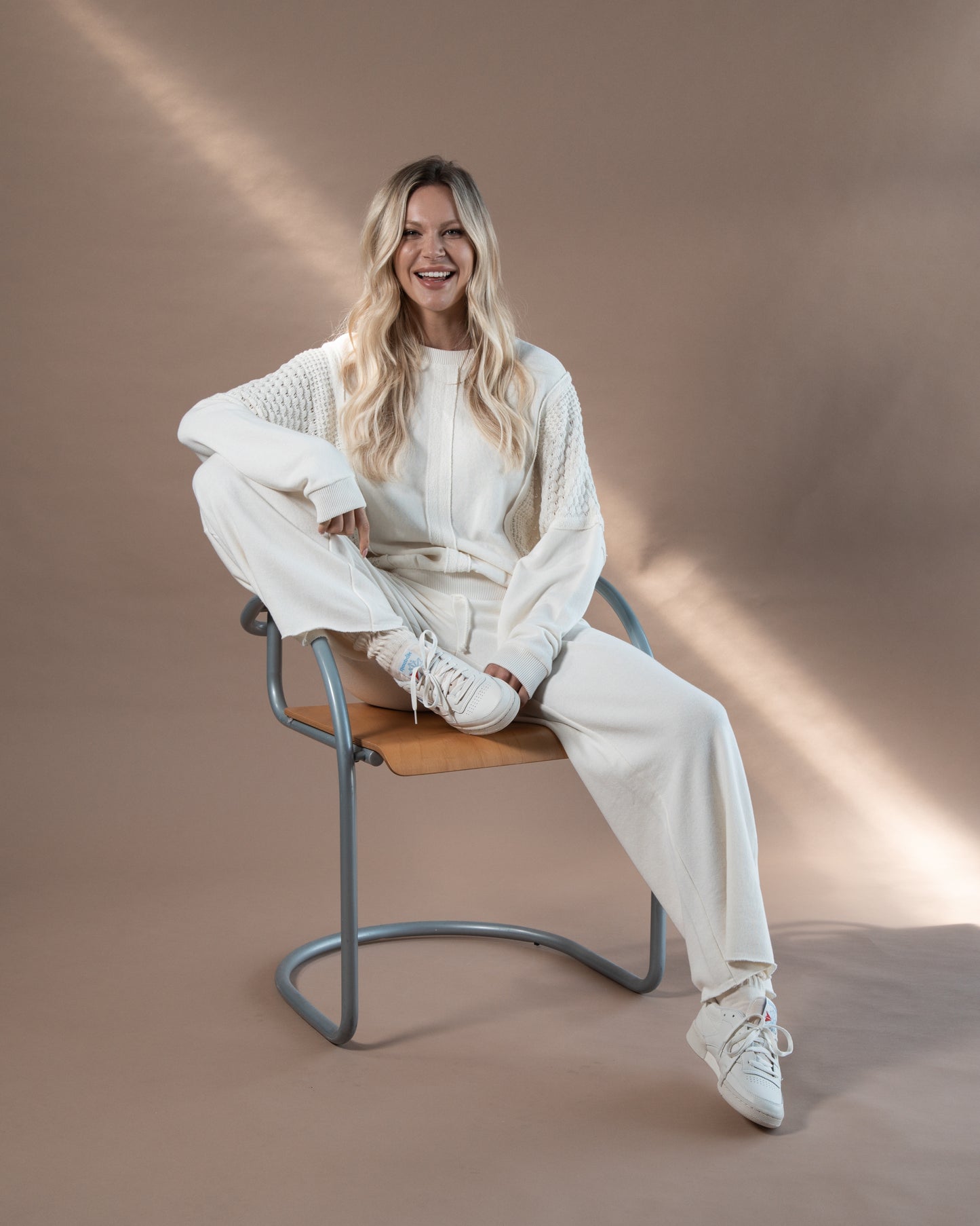 French Terry with Crochet Ankle Pant