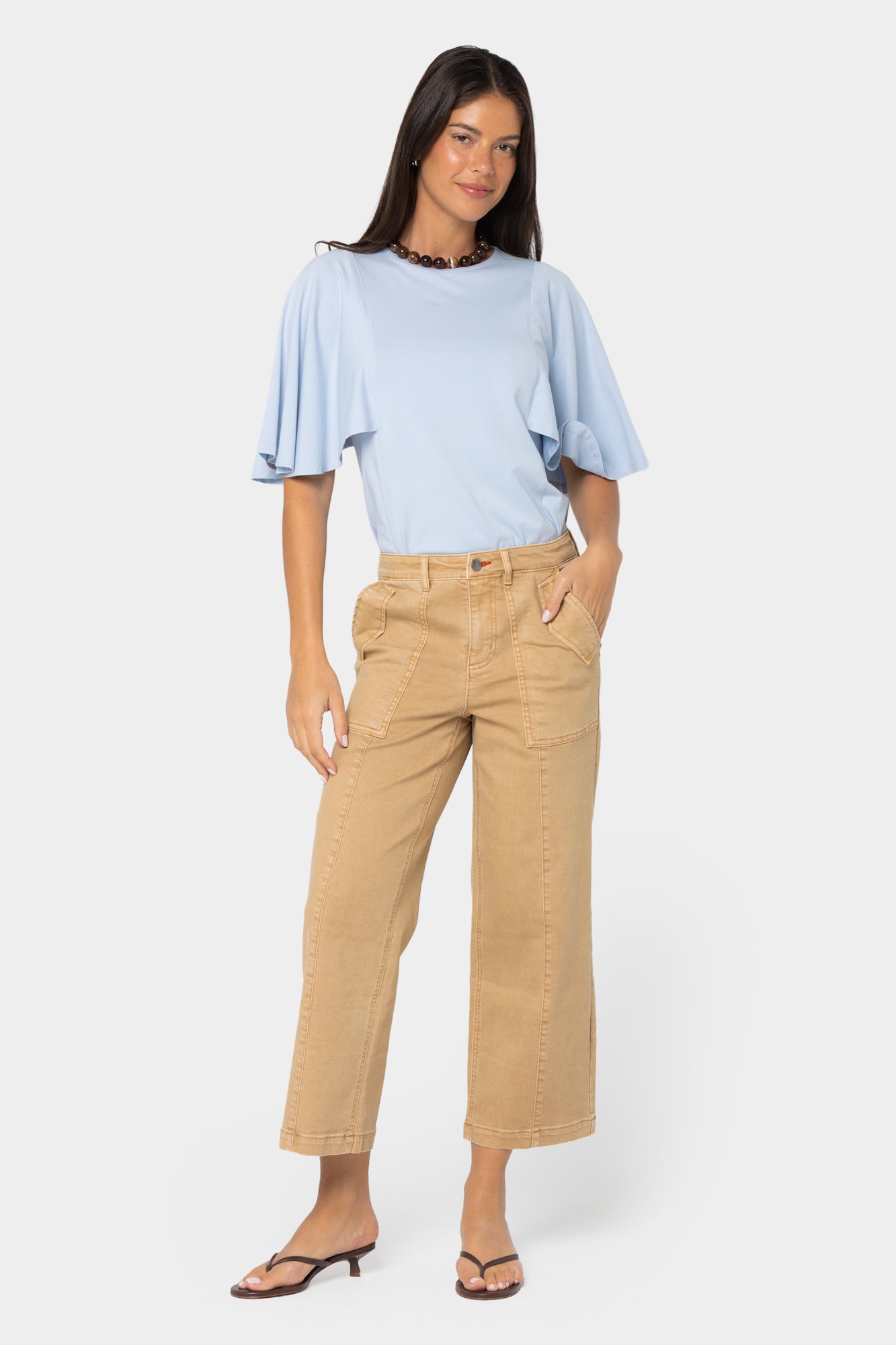 Boheme Cropped Utility Pocket Jean