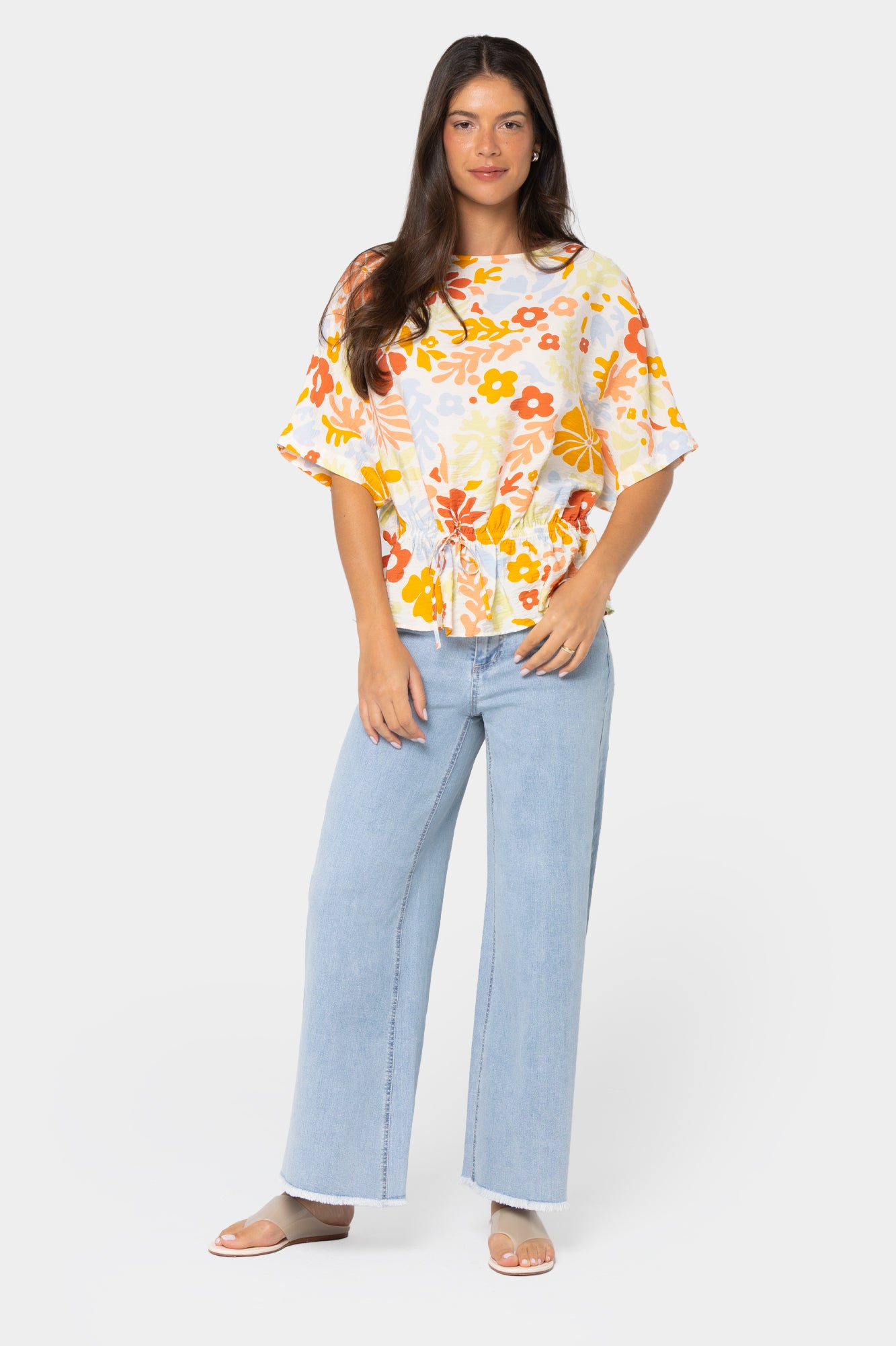 Boheme Boat Neck with Cinched Waist