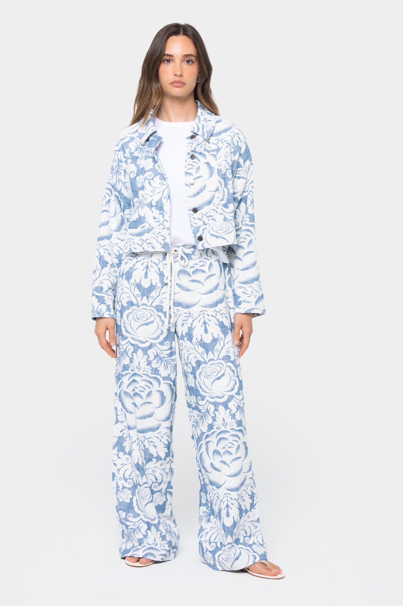 Long Sleeve Button Front Jacket