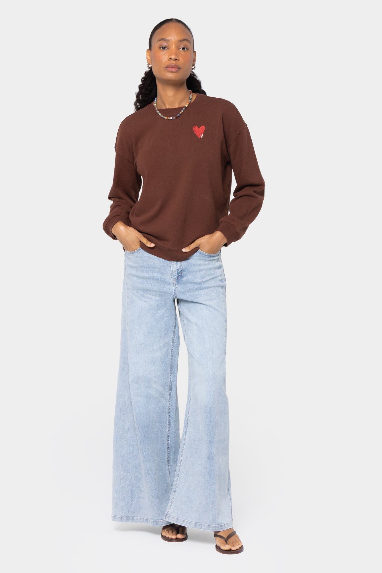 Crew Neck French Terry Sweatershirt