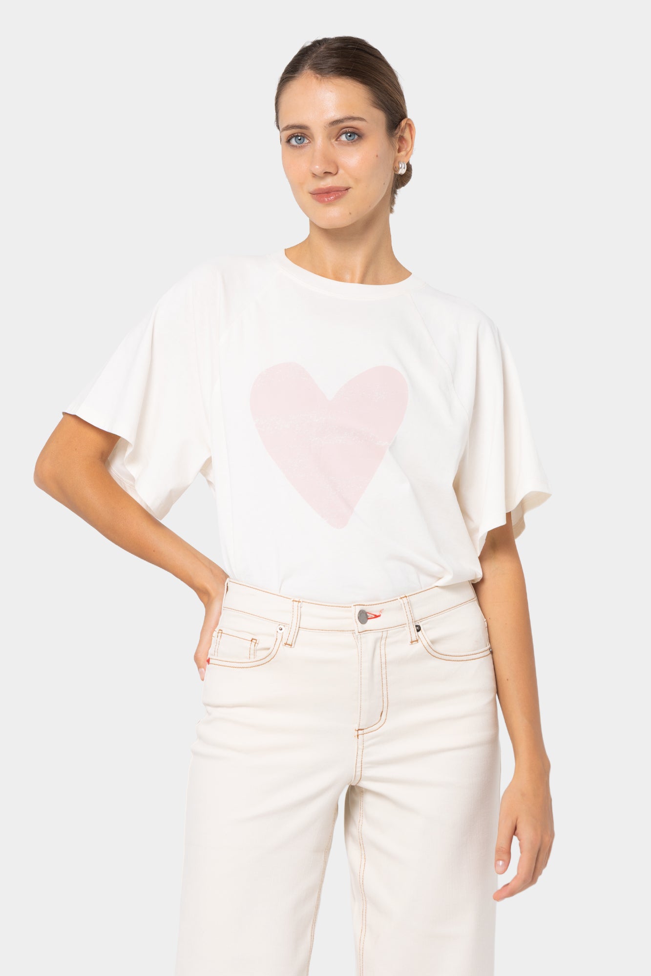 Sueded Cotton Graphic Tee