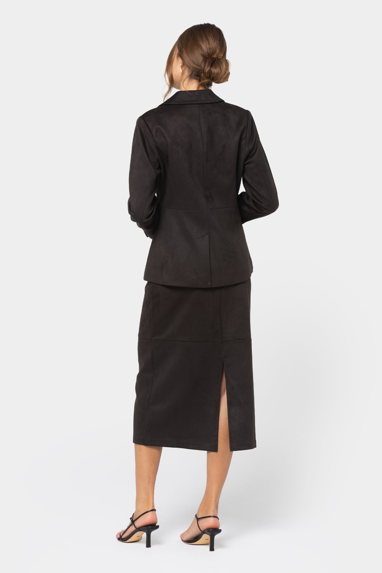 Faux Suede Skirt