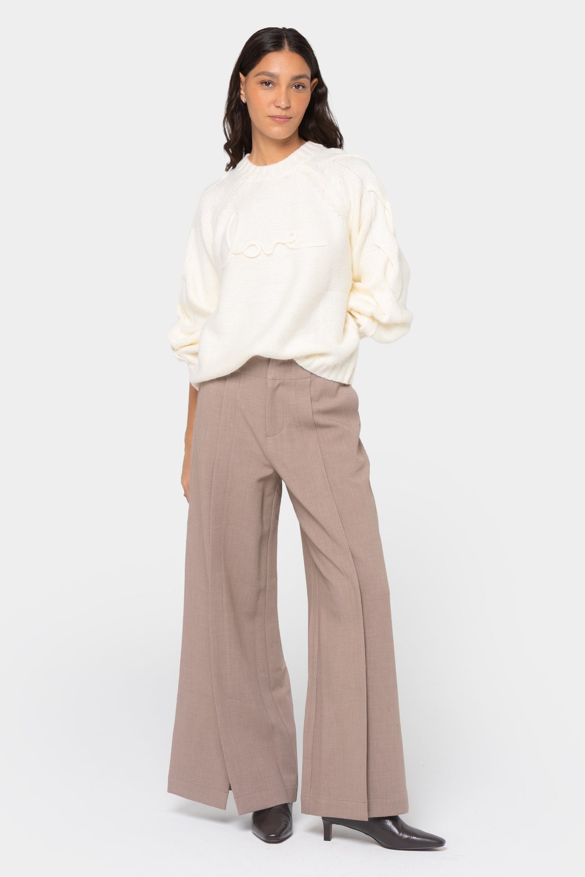 Hollywood Front Slit Trousers
