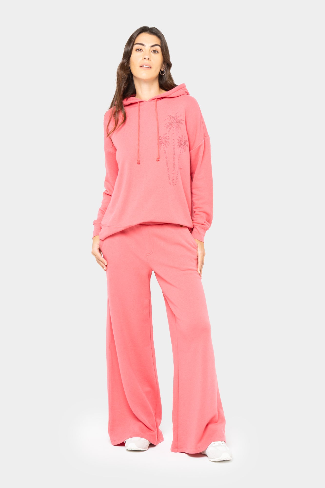 Boheme French Terry Monica Wide Leg Pant