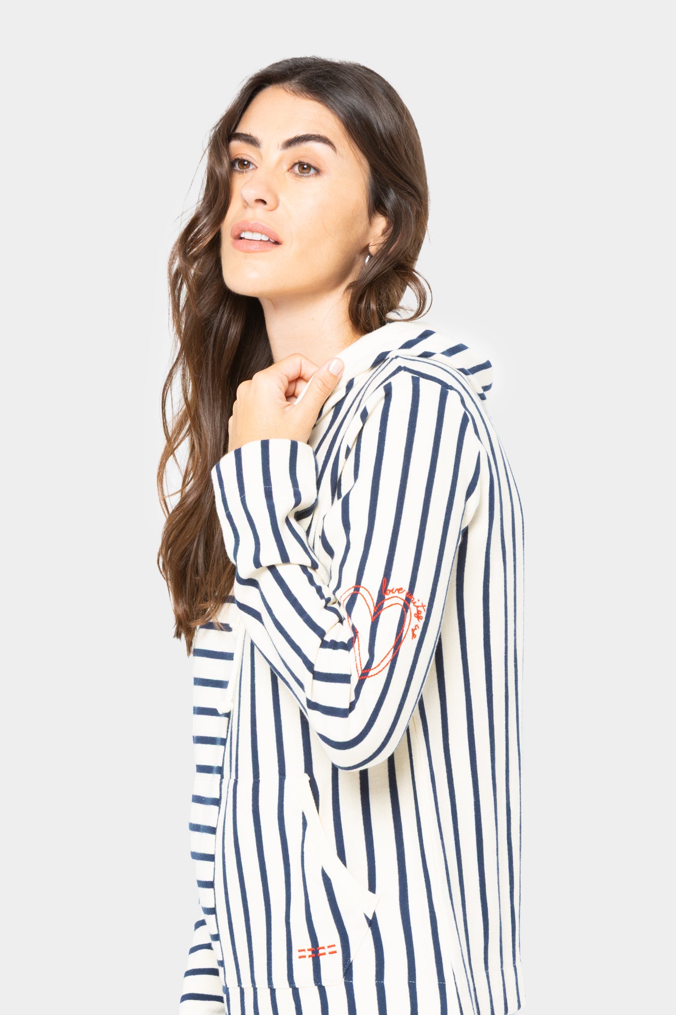 Love Unites Us Directional Stripe Tunic