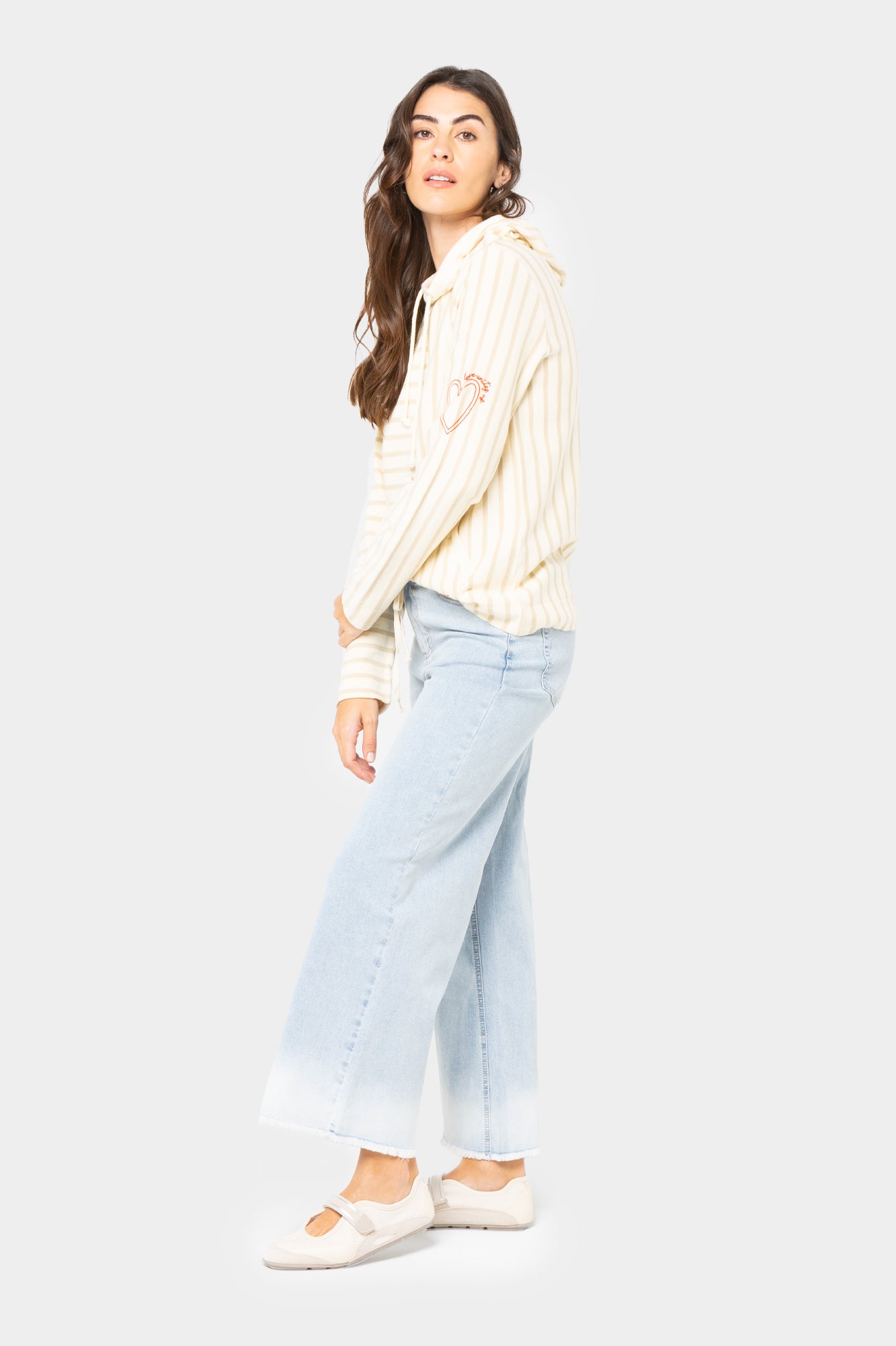 Love Unites Us Directional Stripe Tunic