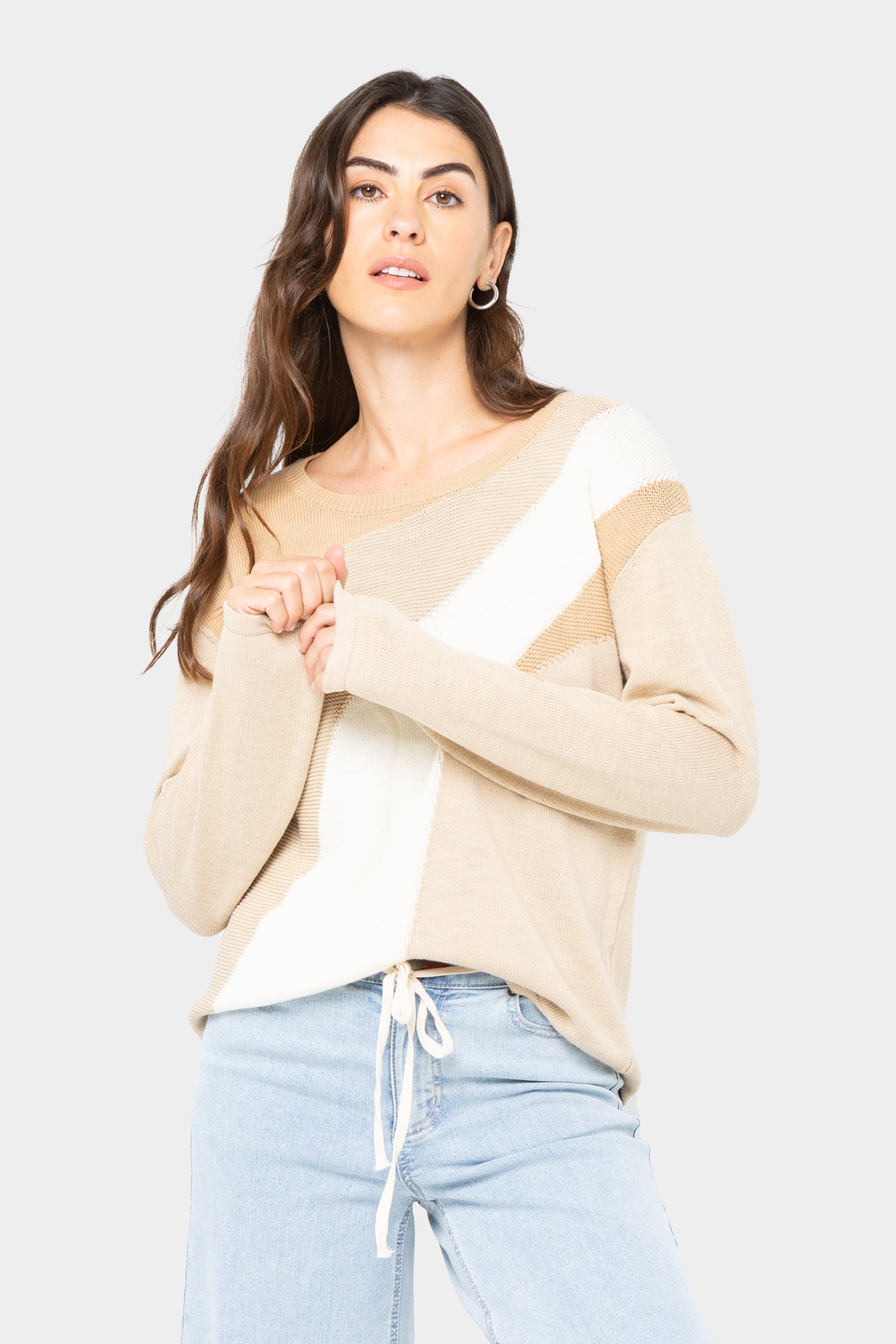 Boheme Abstract Novelty Stitch Sweater