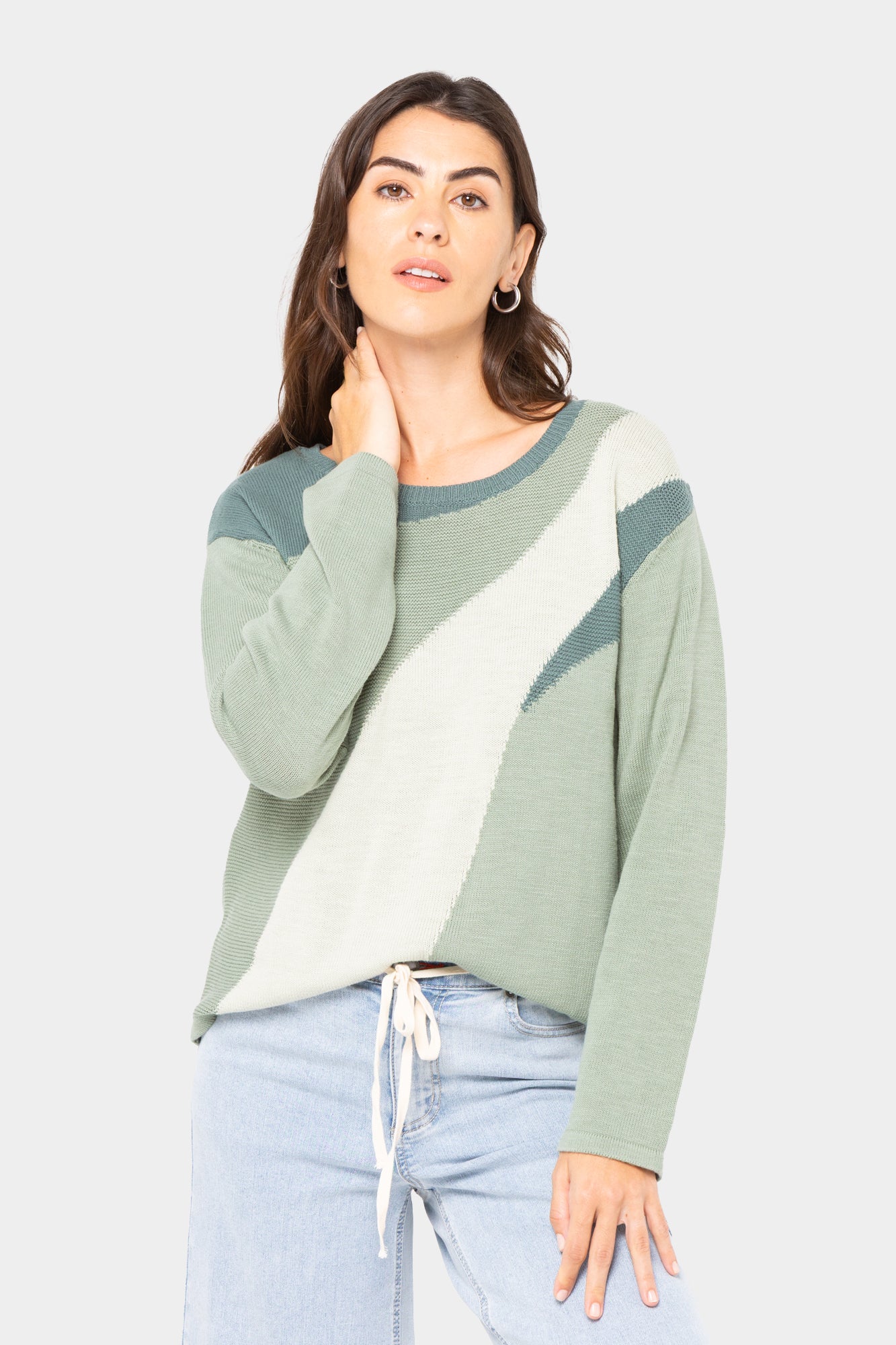 Boheme Abstract Novelty Stitch Sweater