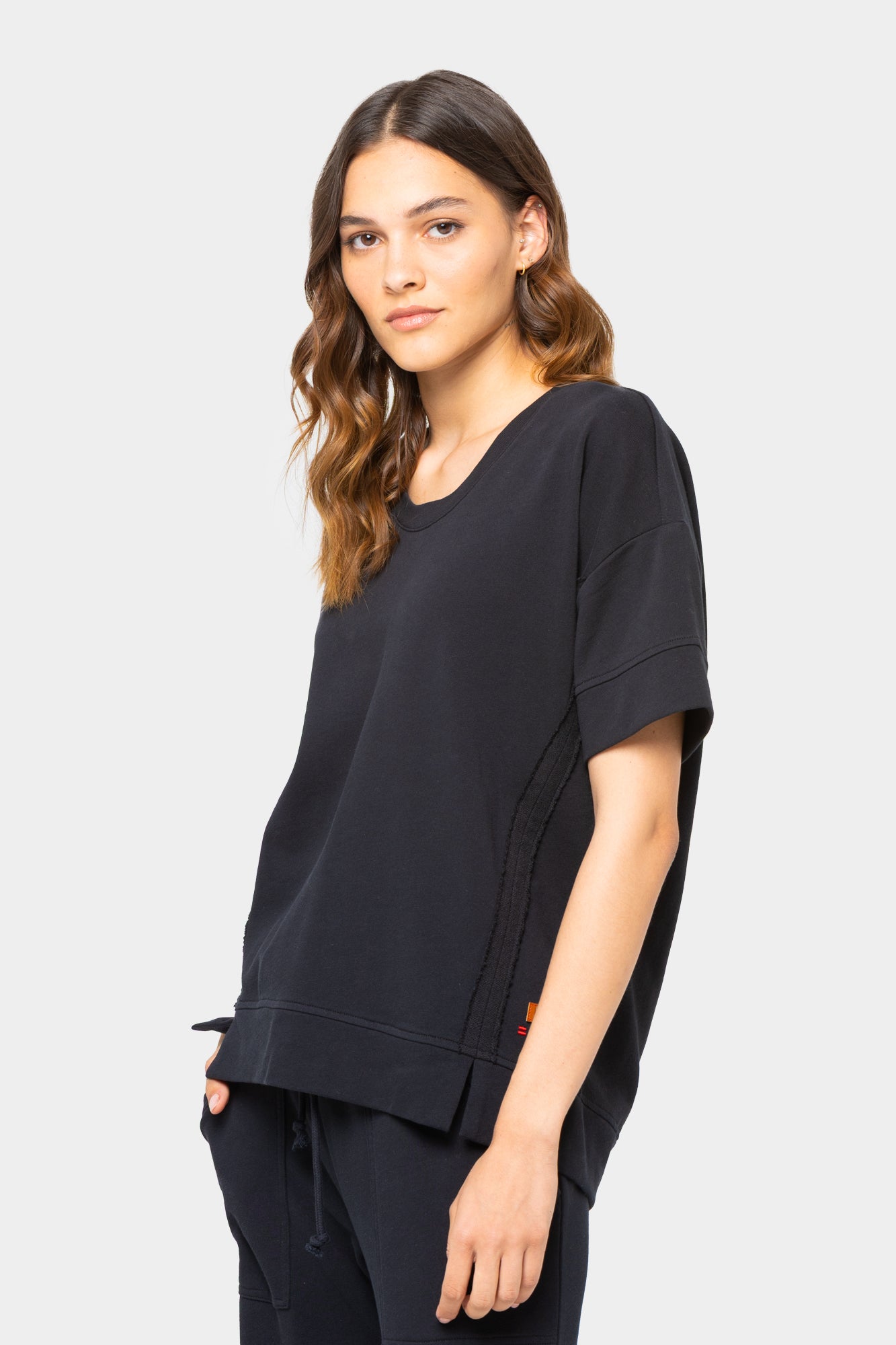 French Terry Pullover and Ankle Pant Set