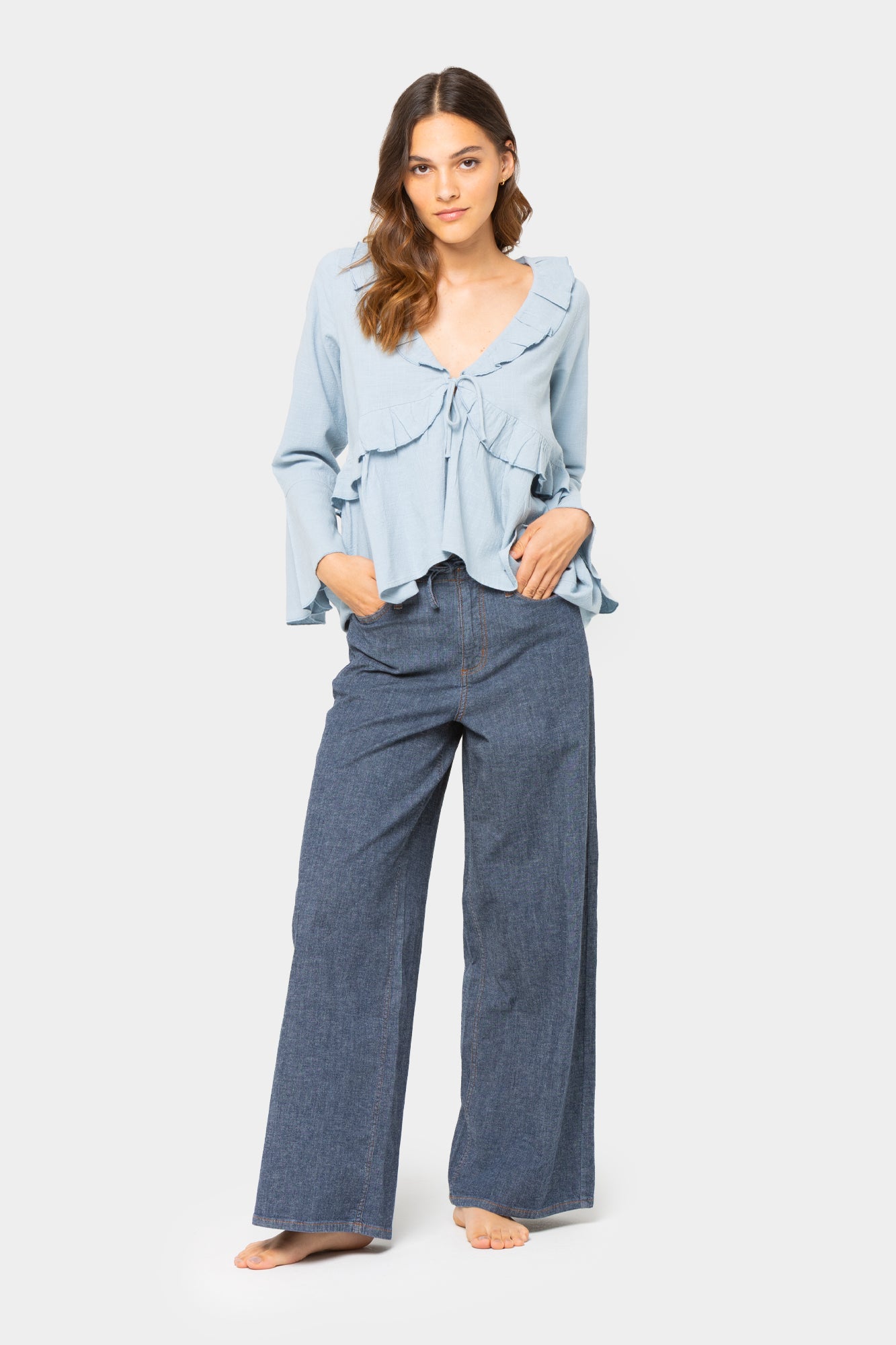 Boheme Ruffle Detail Topper