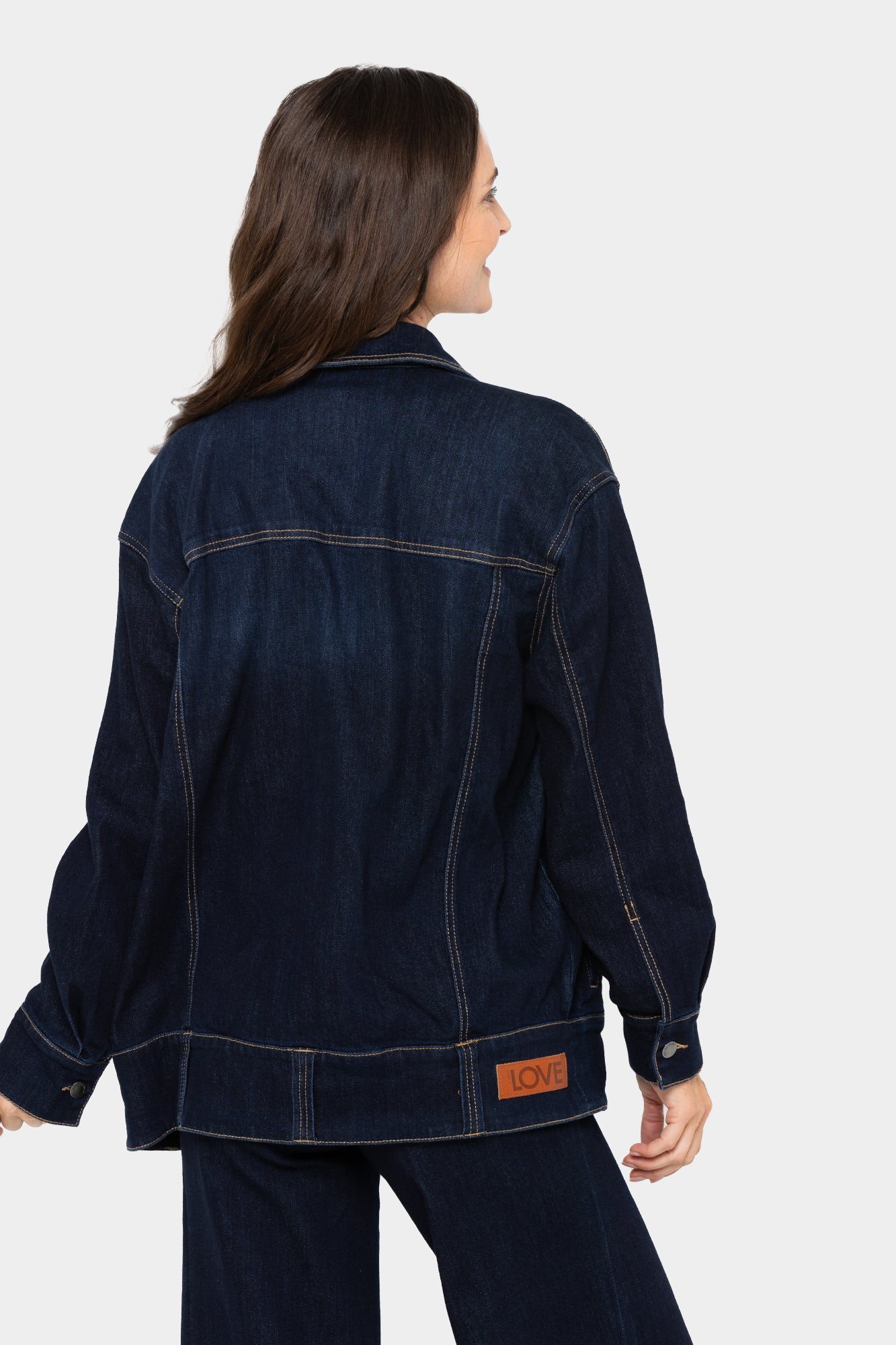 Authentic Denim Button Front Jacket