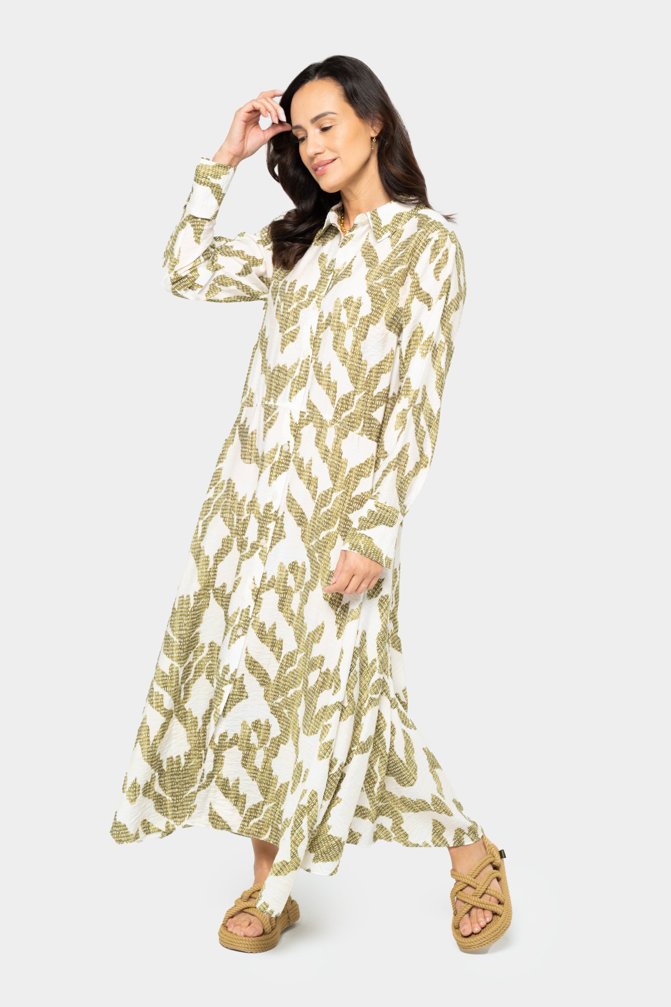 Asymmetric Long Sleeve Dress Peace Love World Asymmetric Long Sleeve Dress Peace Love World