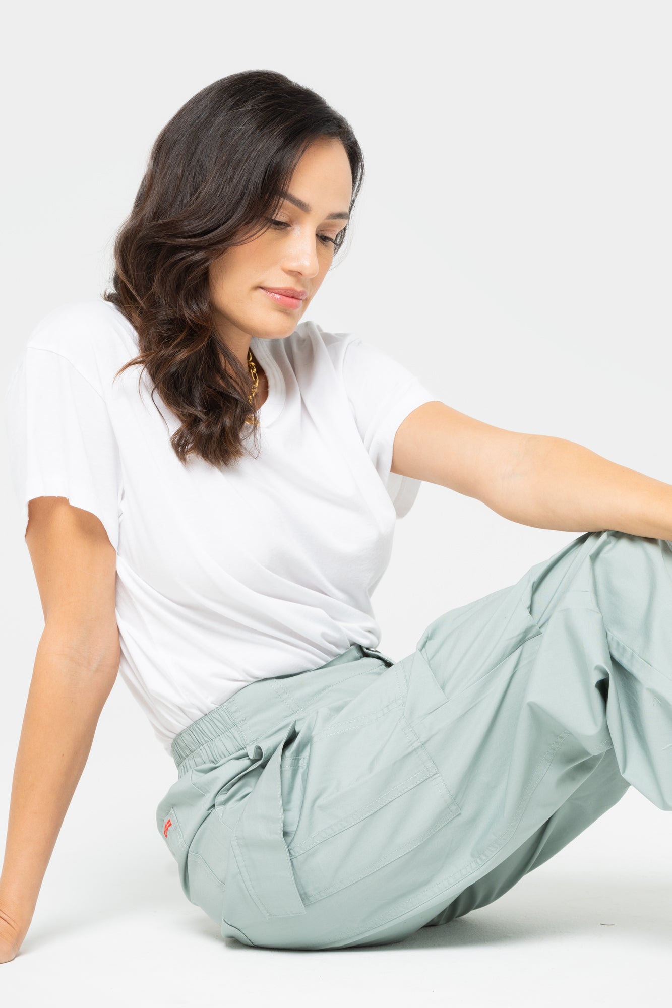 Cotton Utility Pant with Bungee