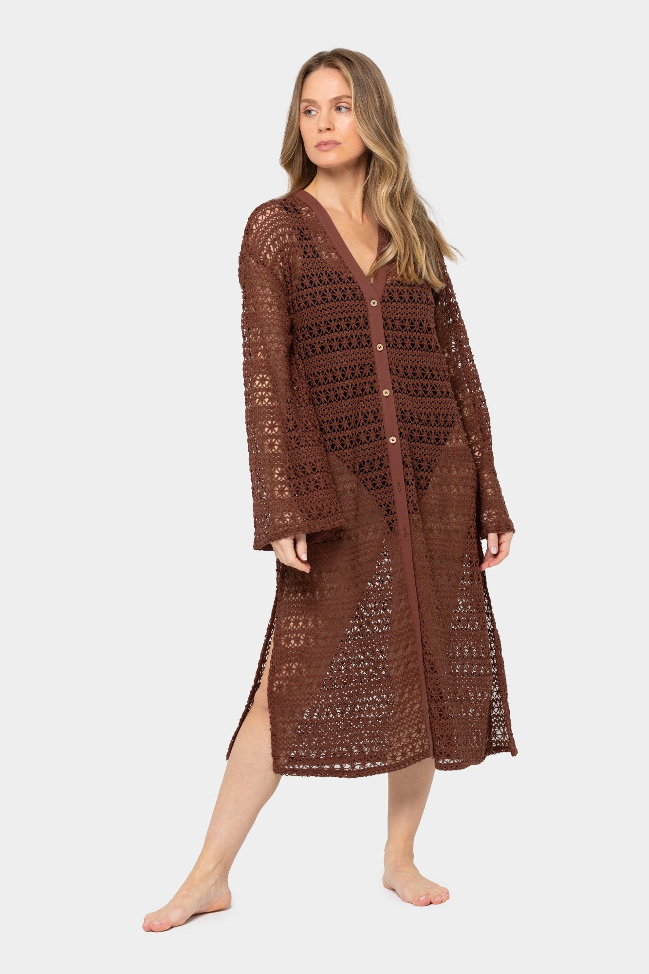 Boheme Crochet Duster / Dress Peace Love World Boheme Crochet Duster / Dress Peace Love World