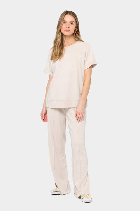 French Terry Side Slit Sweatpant
