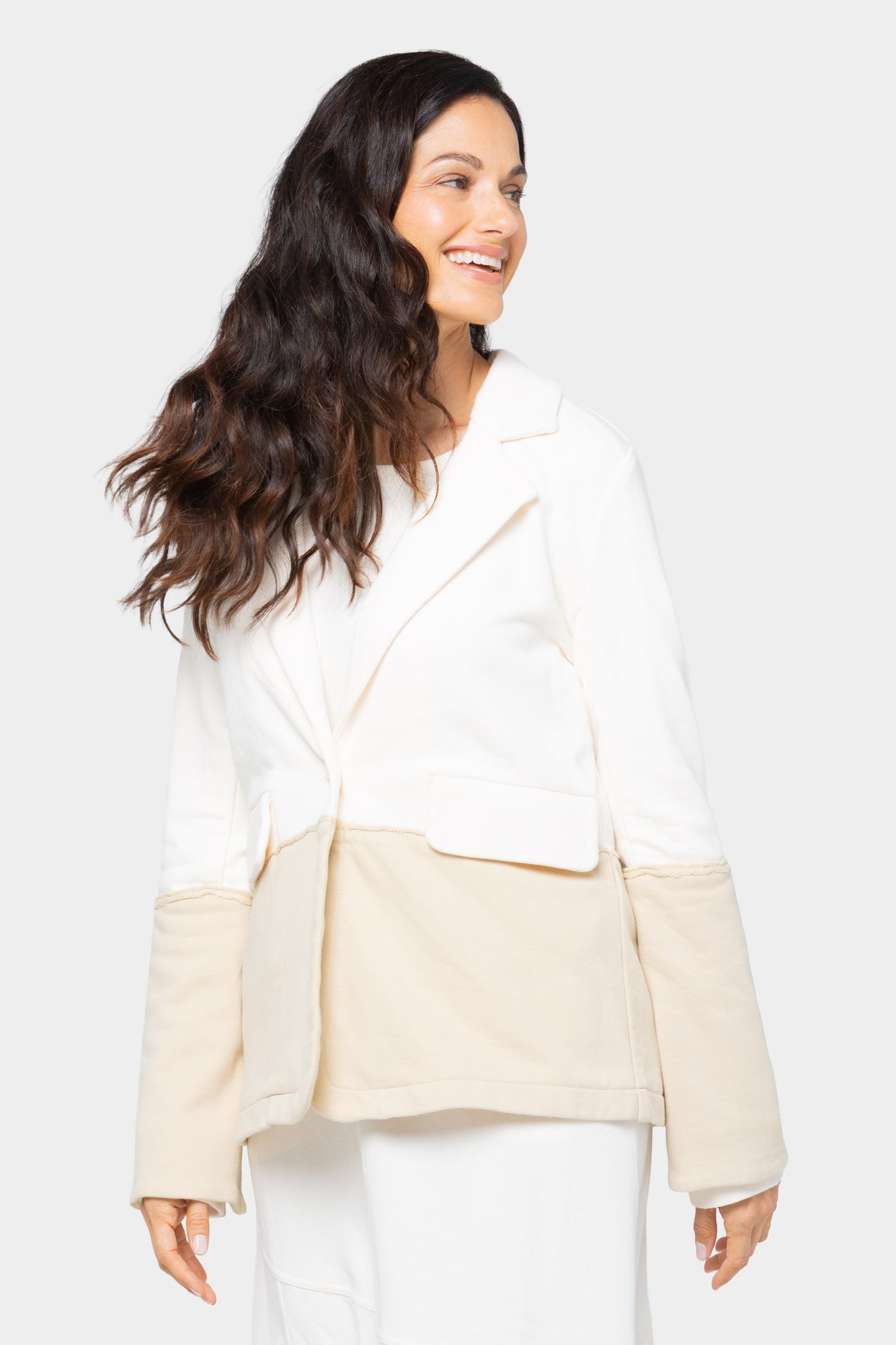 French Terry 2 Color Blazer