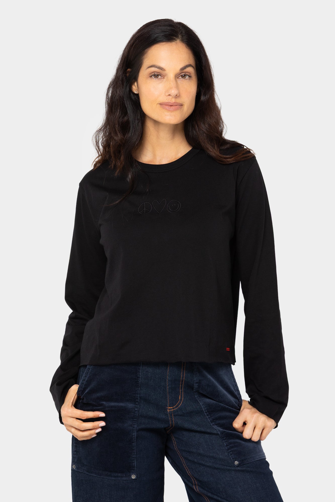 Core Long Sleeve Logo Tee