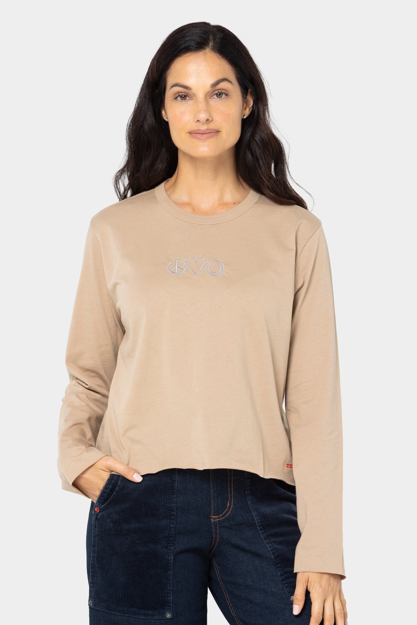 Core Long Sleeve Logo Tee