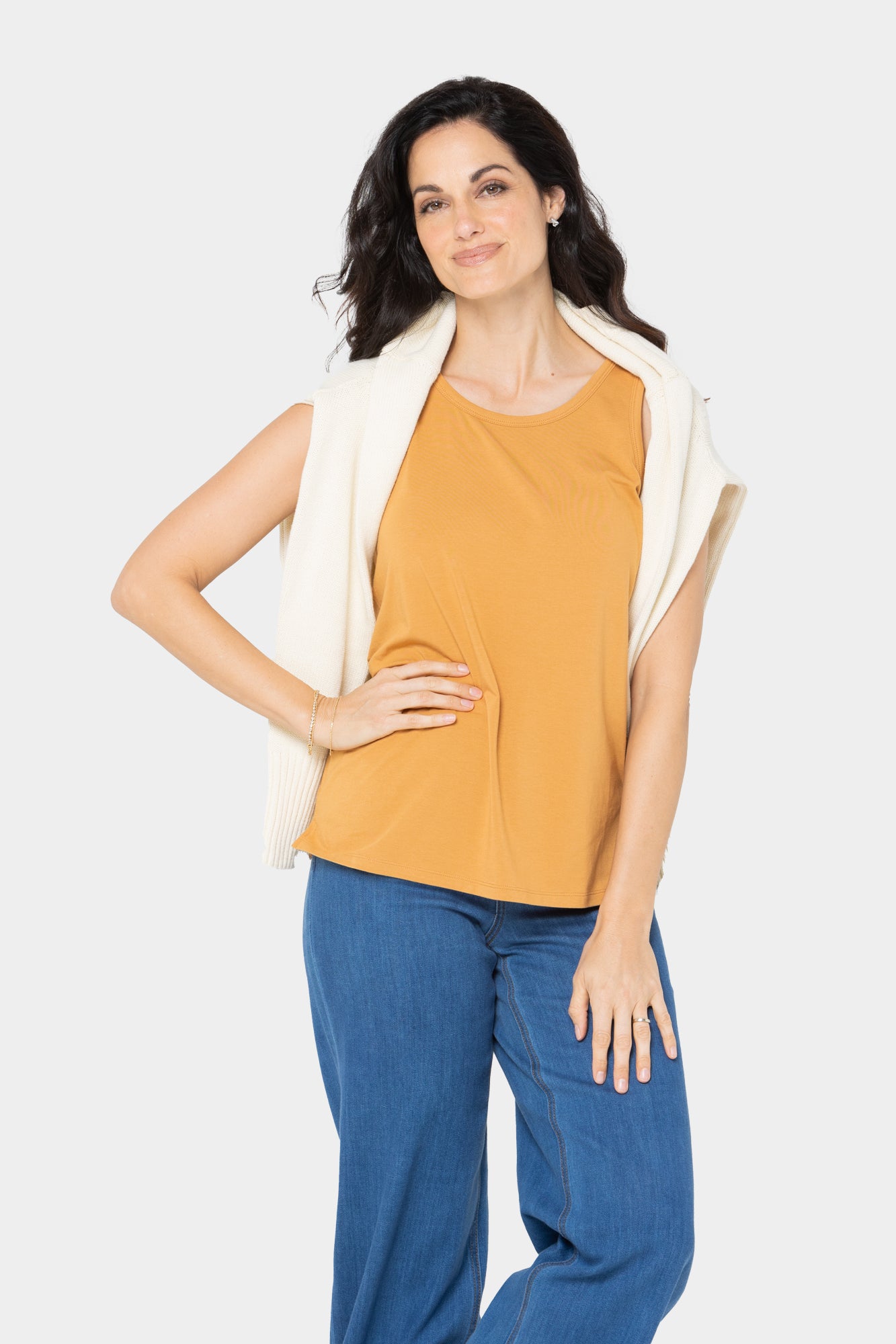 Pop Stitch Color Tank Top