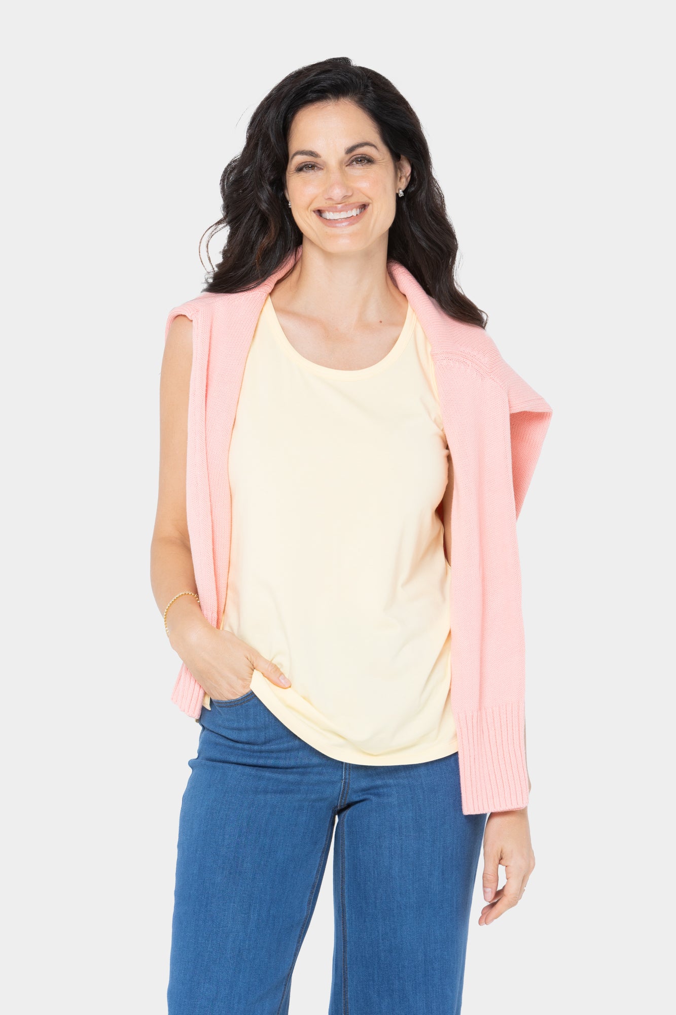 Pop Stitch Color Tank Top