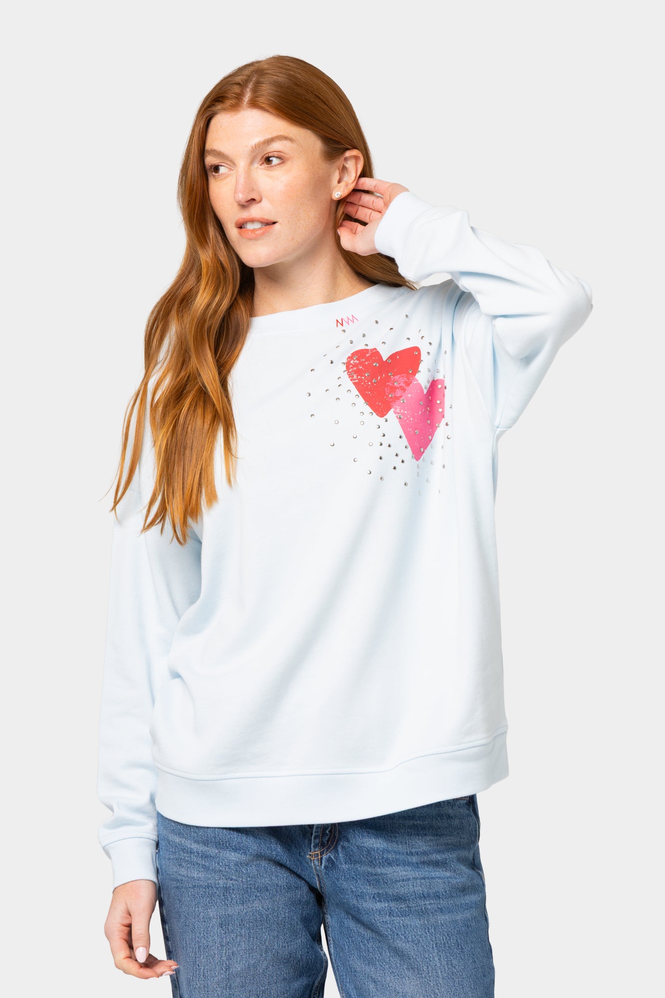 Ali & Mally X PLW Fleece Heart Hoodie