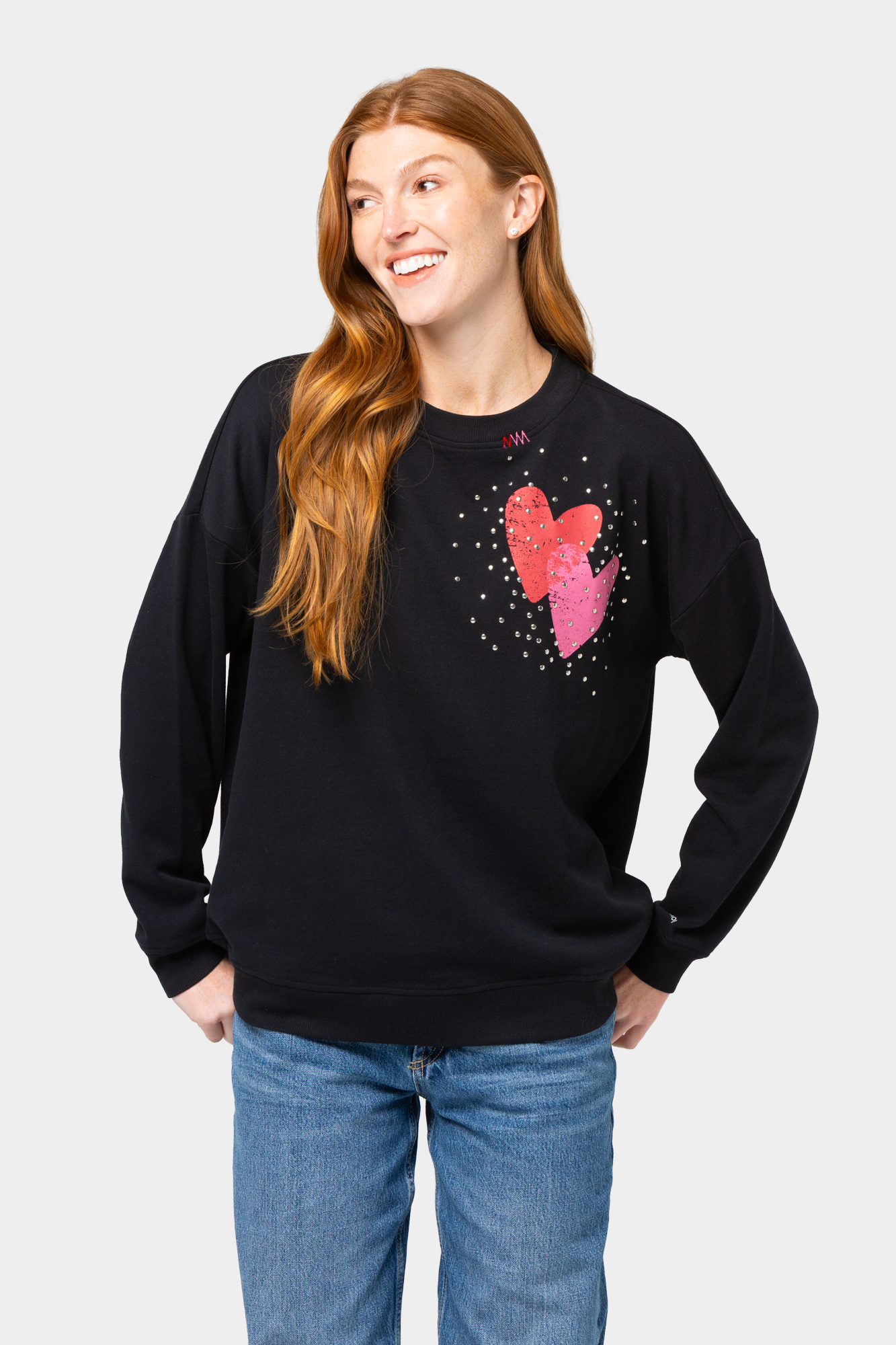 Ali & Mally X PLW Fleece Heart Hoodie