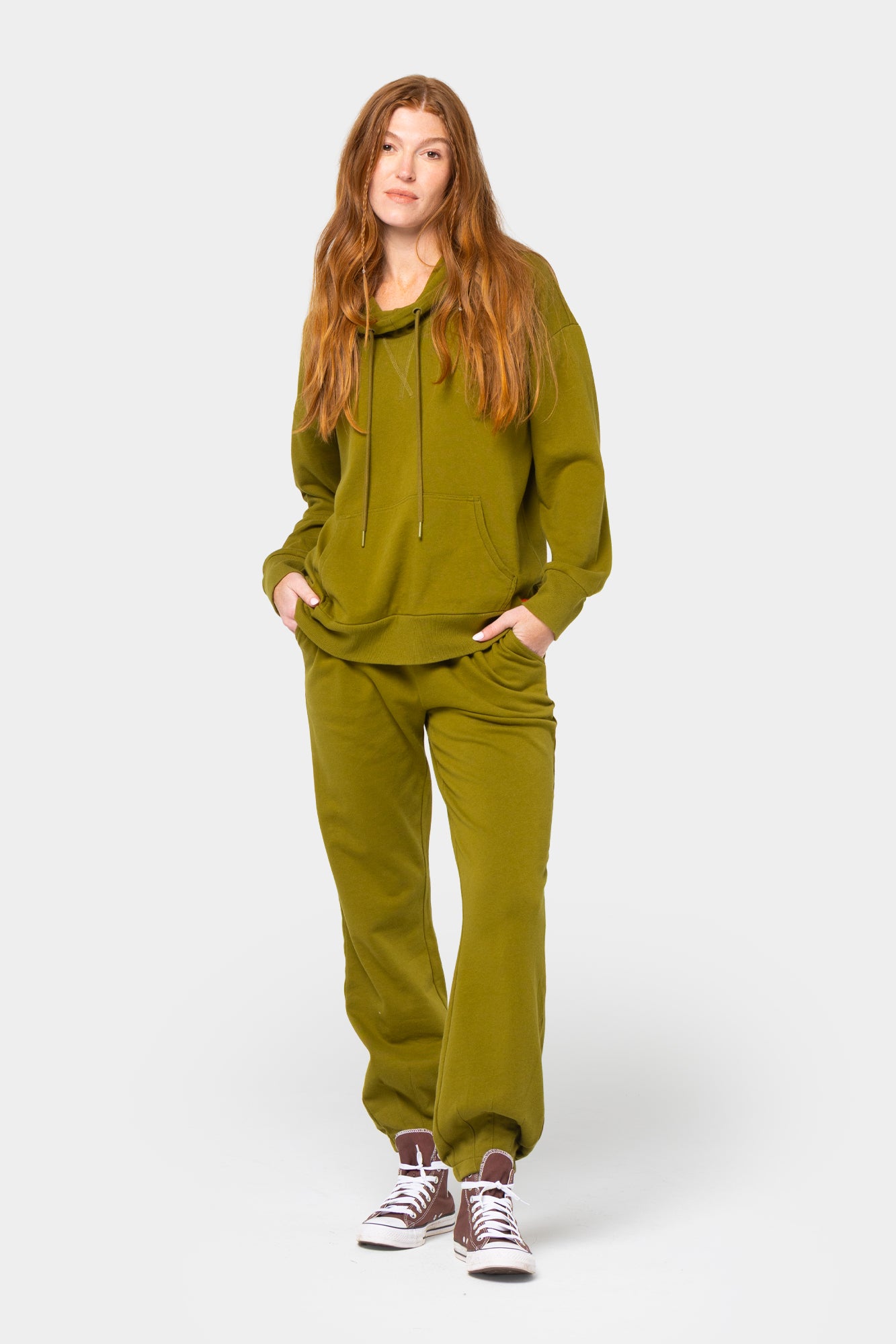 Long Sleeve Cowl Neck Pullover