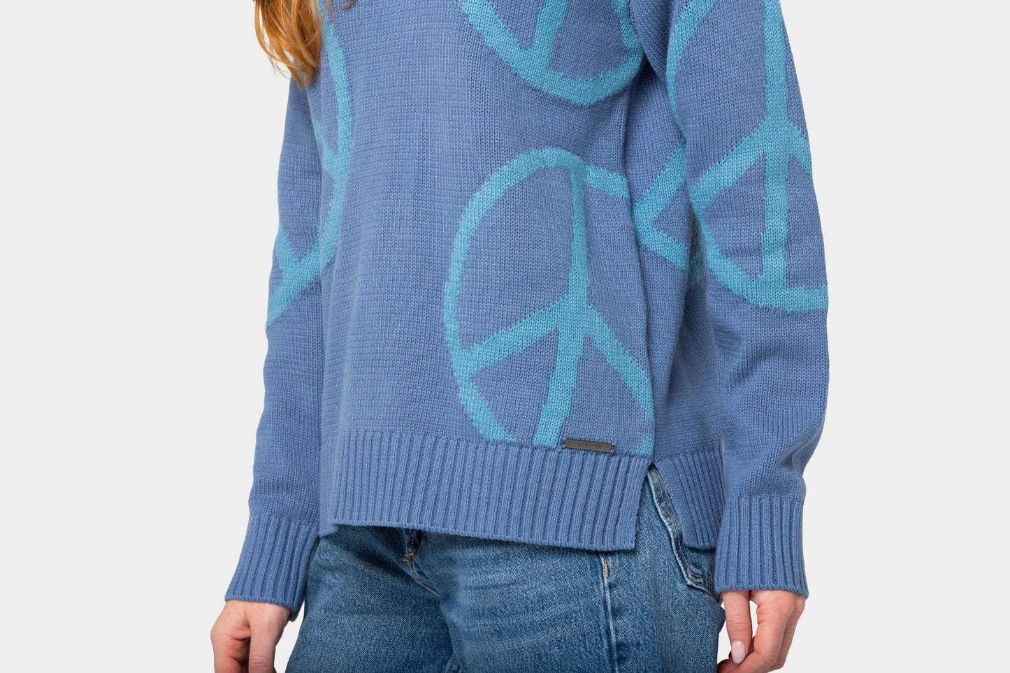 Motif Intarsia Pullover Sweater