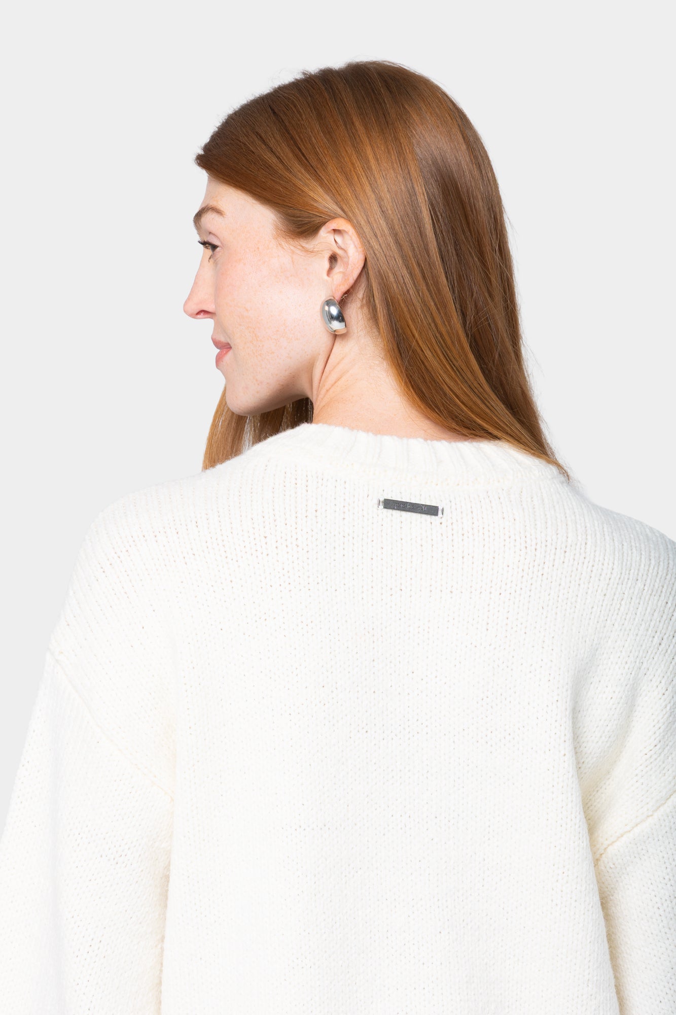 Stripe Latern Sleeve Sweater