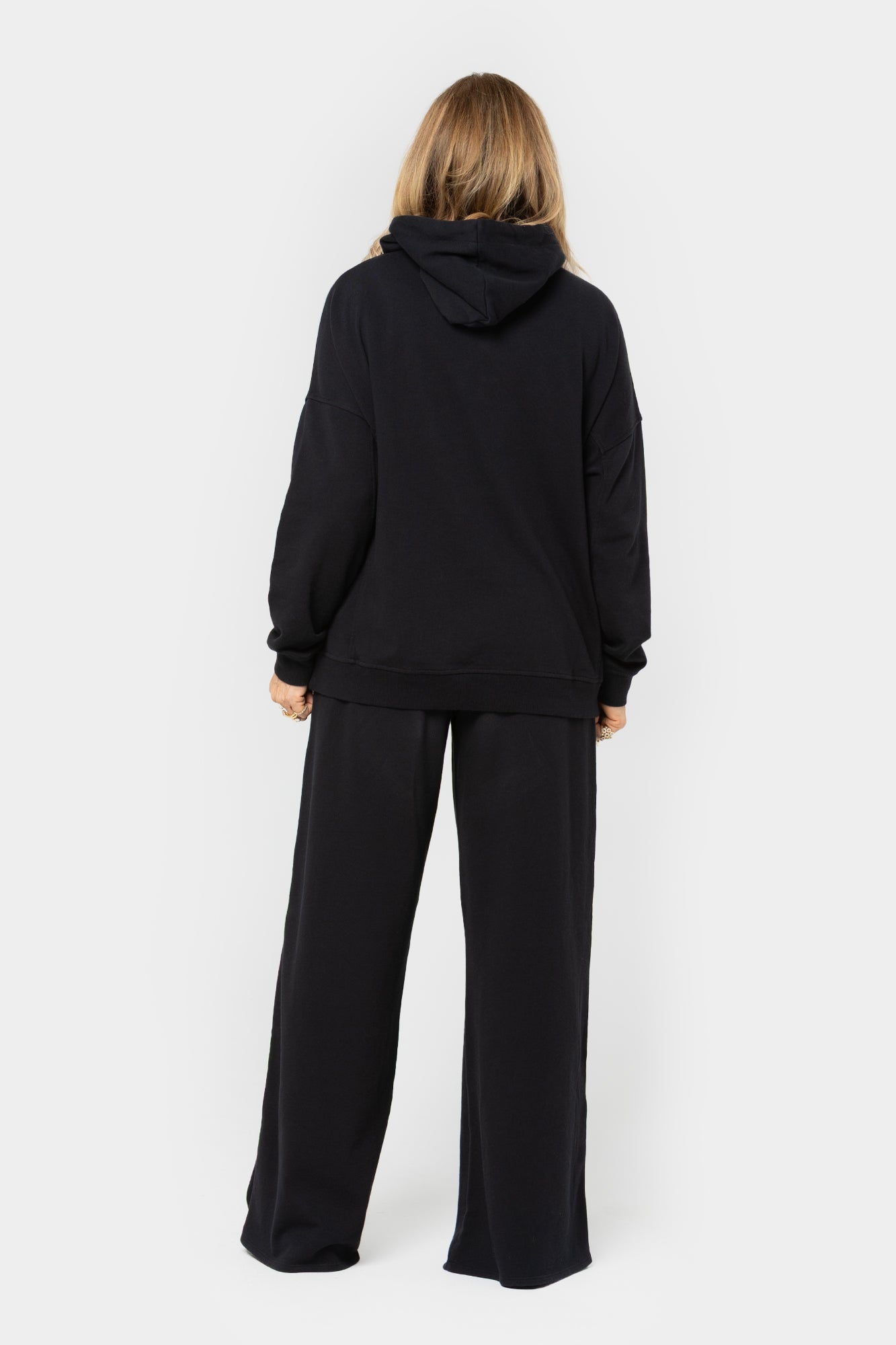 French Terry Side Snap Pants