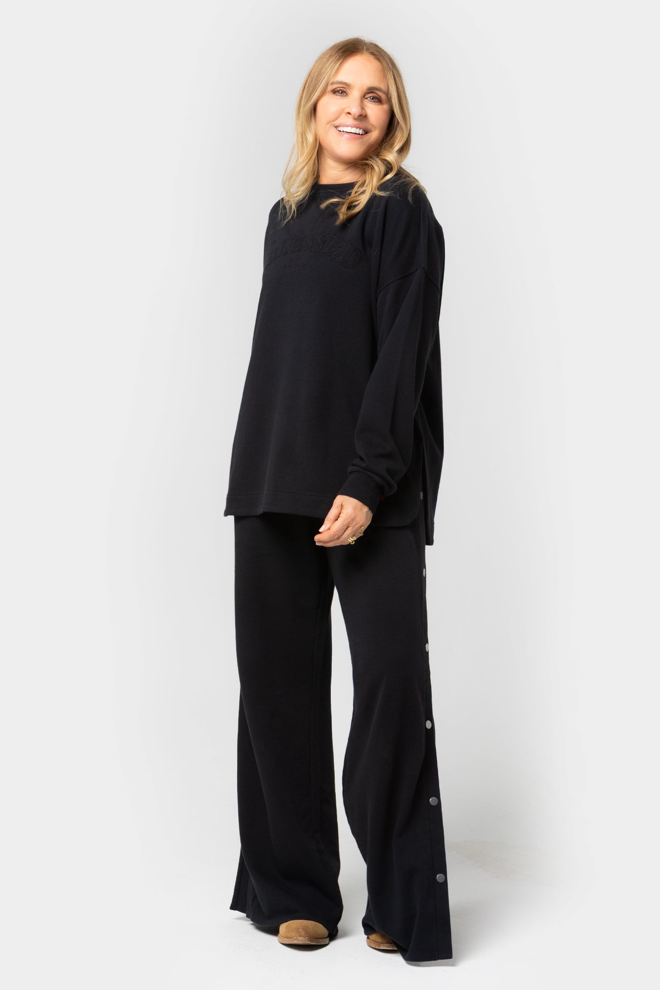 Crewneck Drop Shoulder Sweatshirt