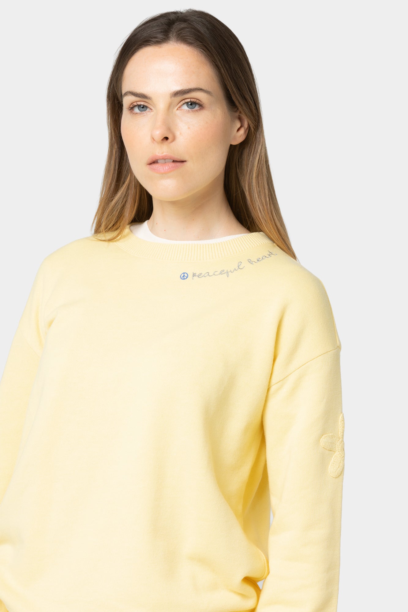 French Terry with Crochet Sweatshirt