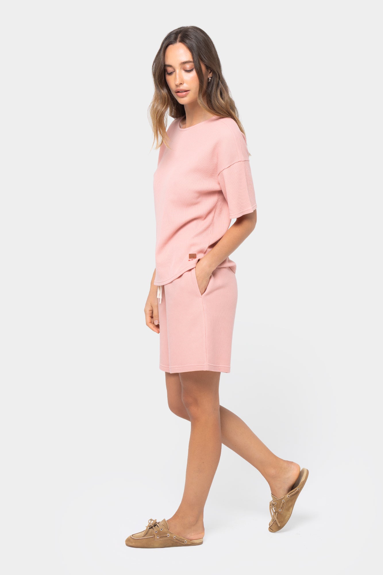 Textured Knit Shorts