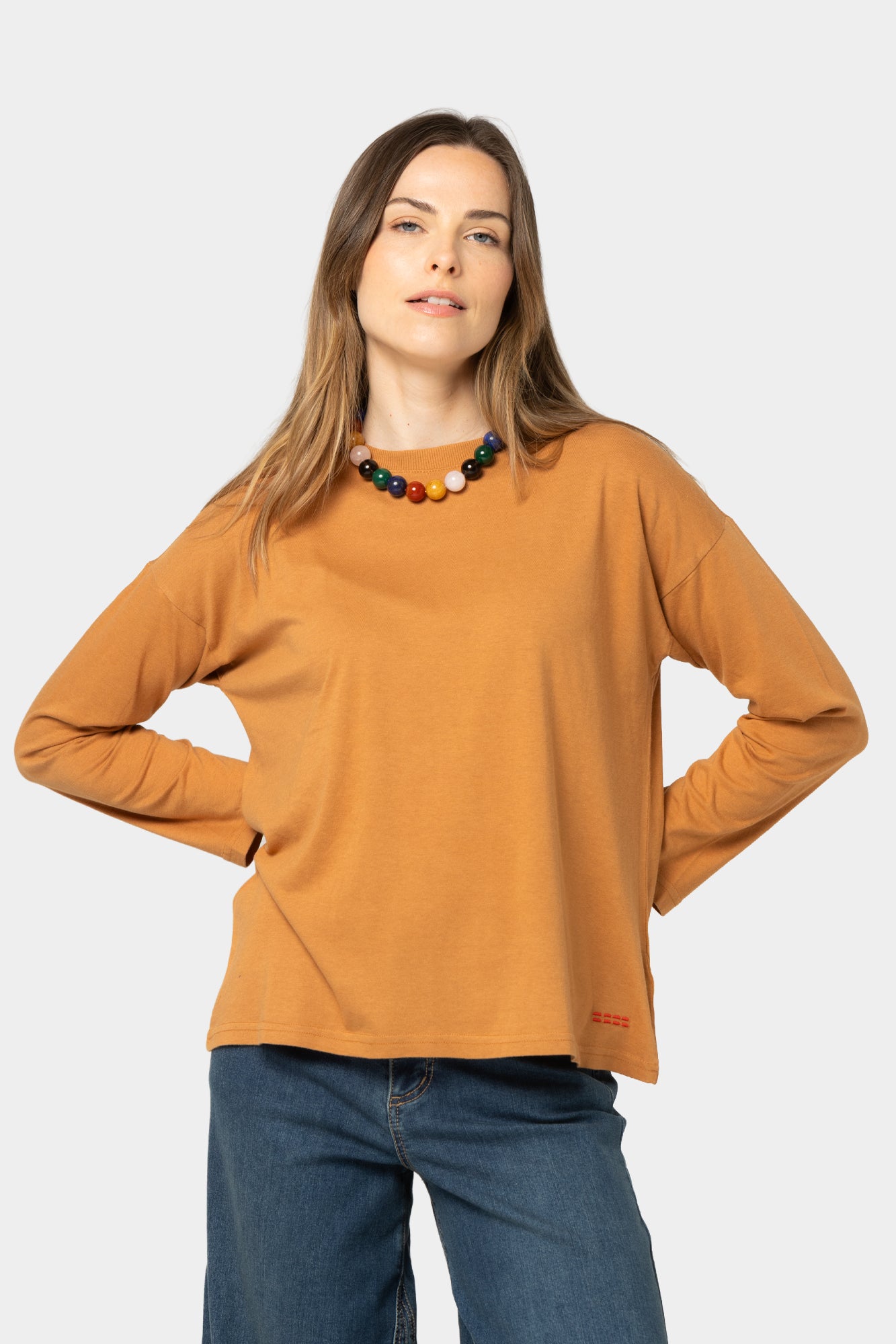 Long Sleeve Crew Neck Tee