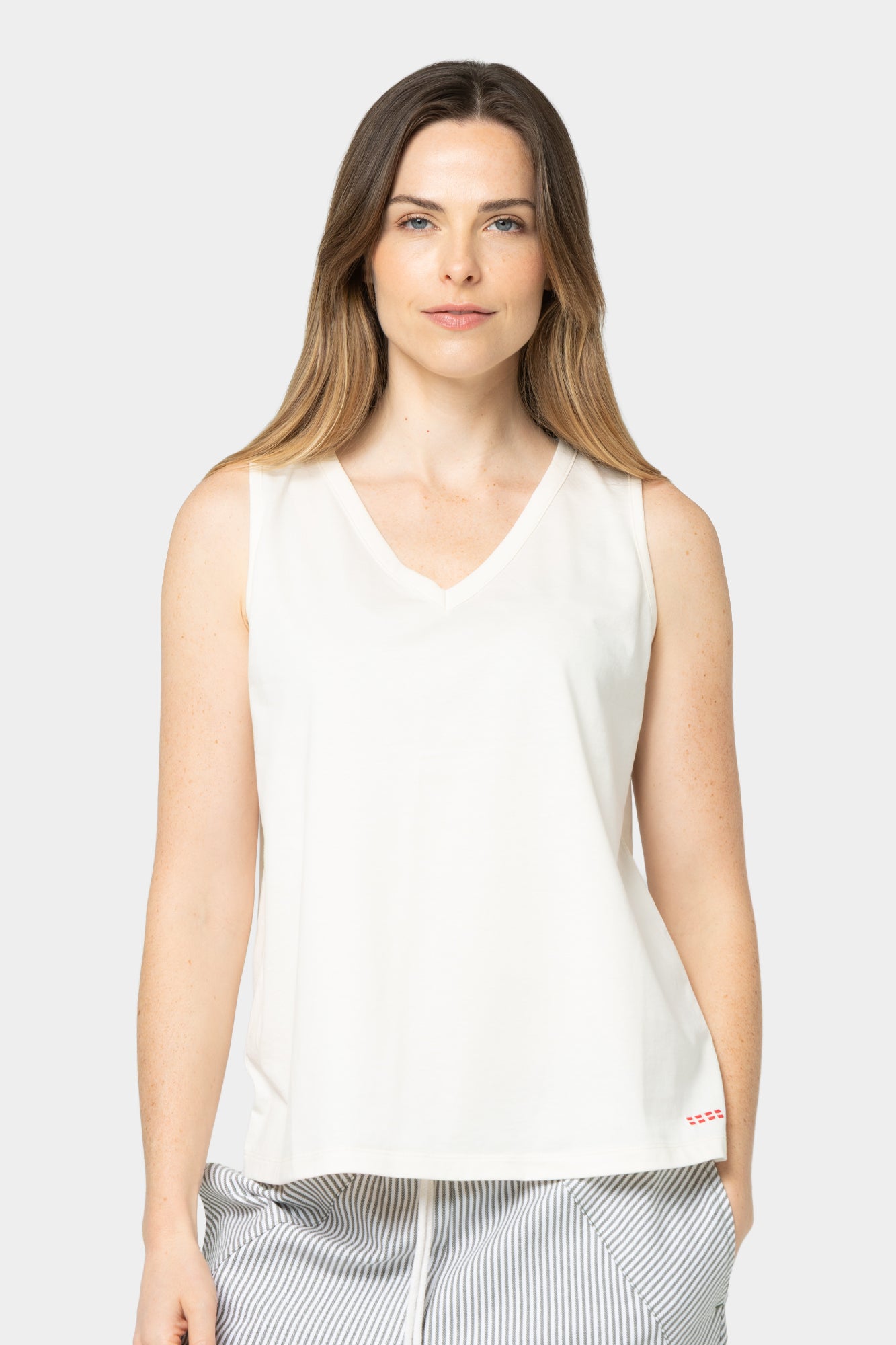 Sleeveless V-Neck Tank