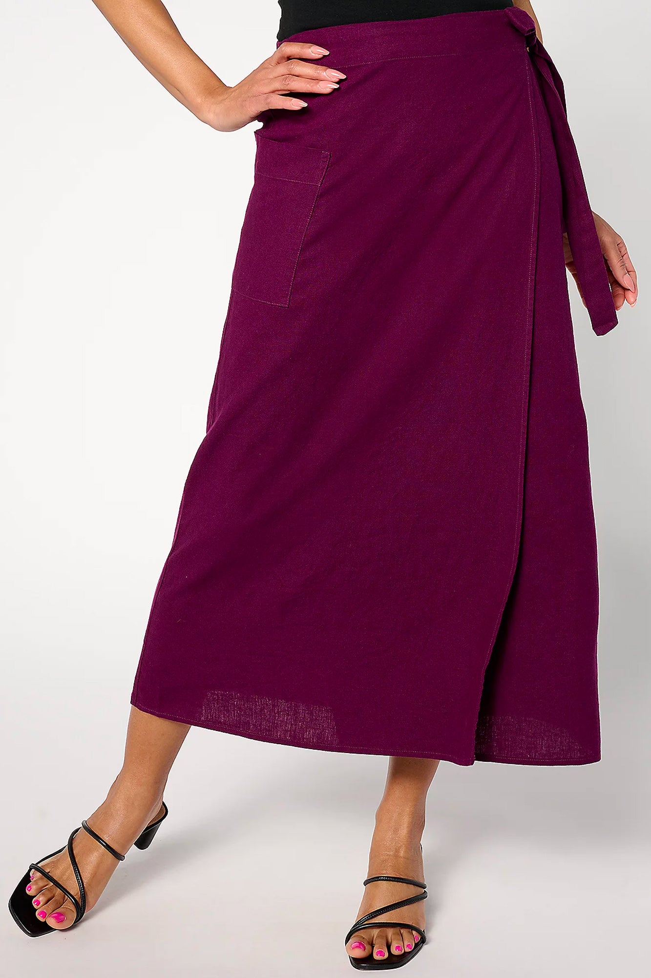 Boheme Wrap Utility Skirt