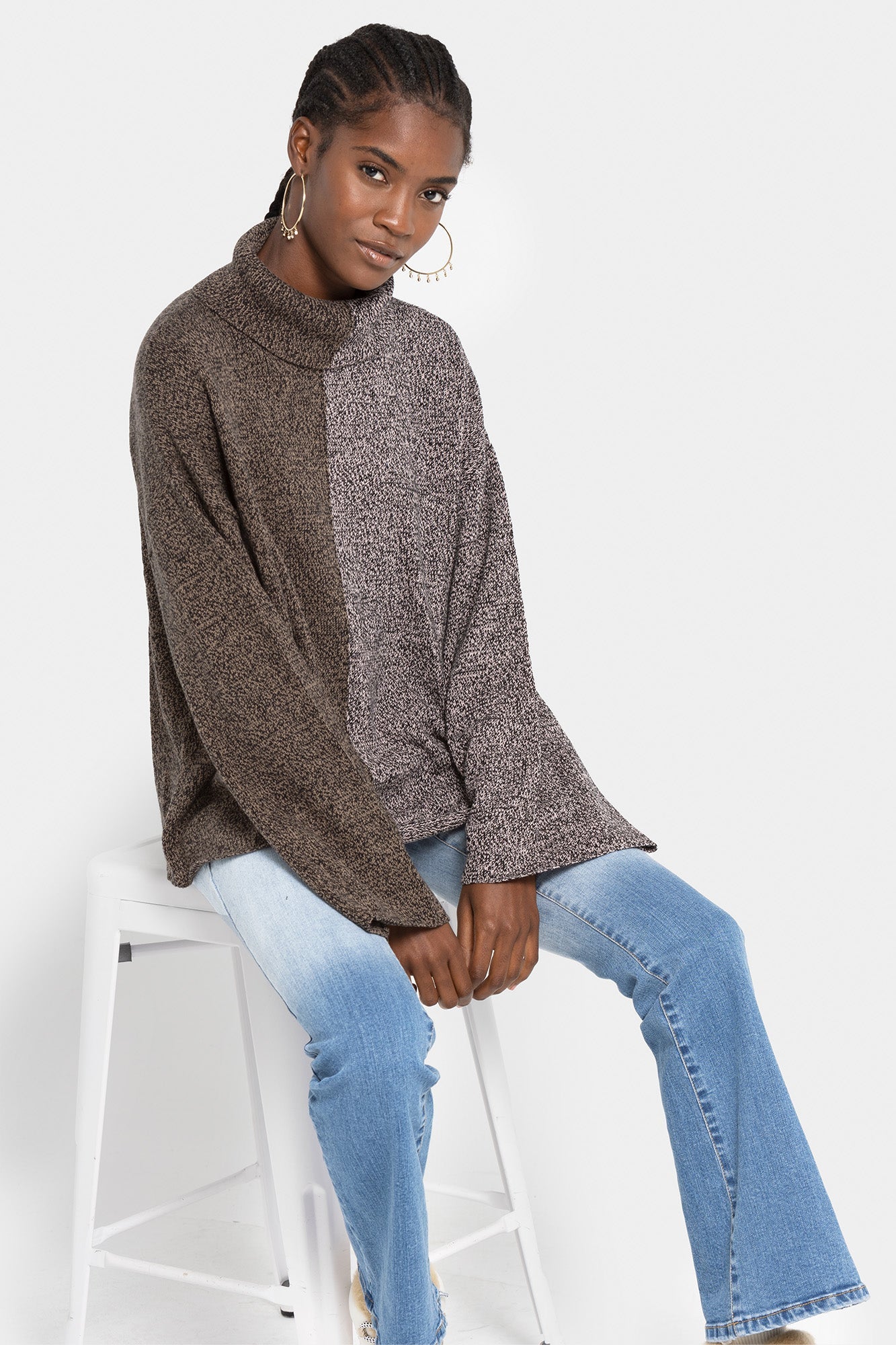 Two Tone Sweater