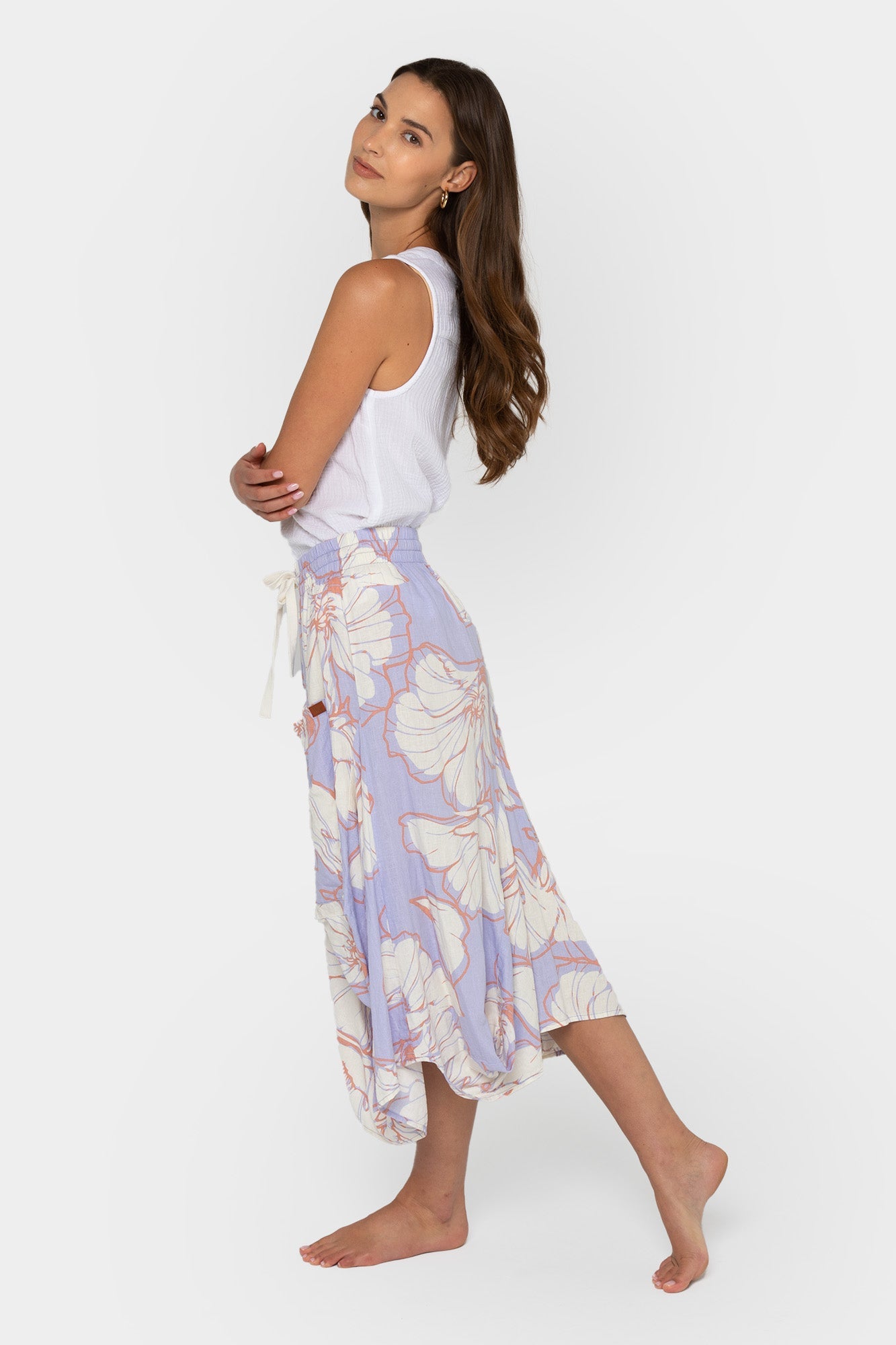 Boheme Liz Linen Skirt