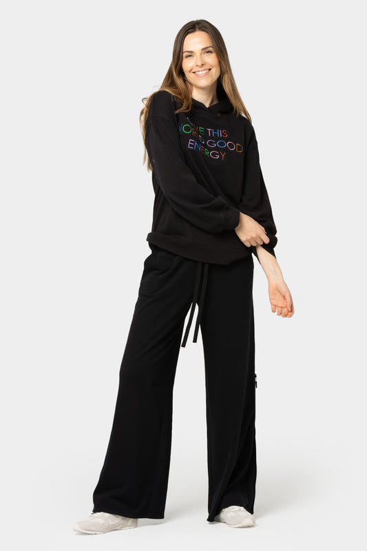 Pull On Full Length Pant with Zippers