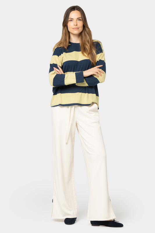 Pull On Full Length Pant with Zippers