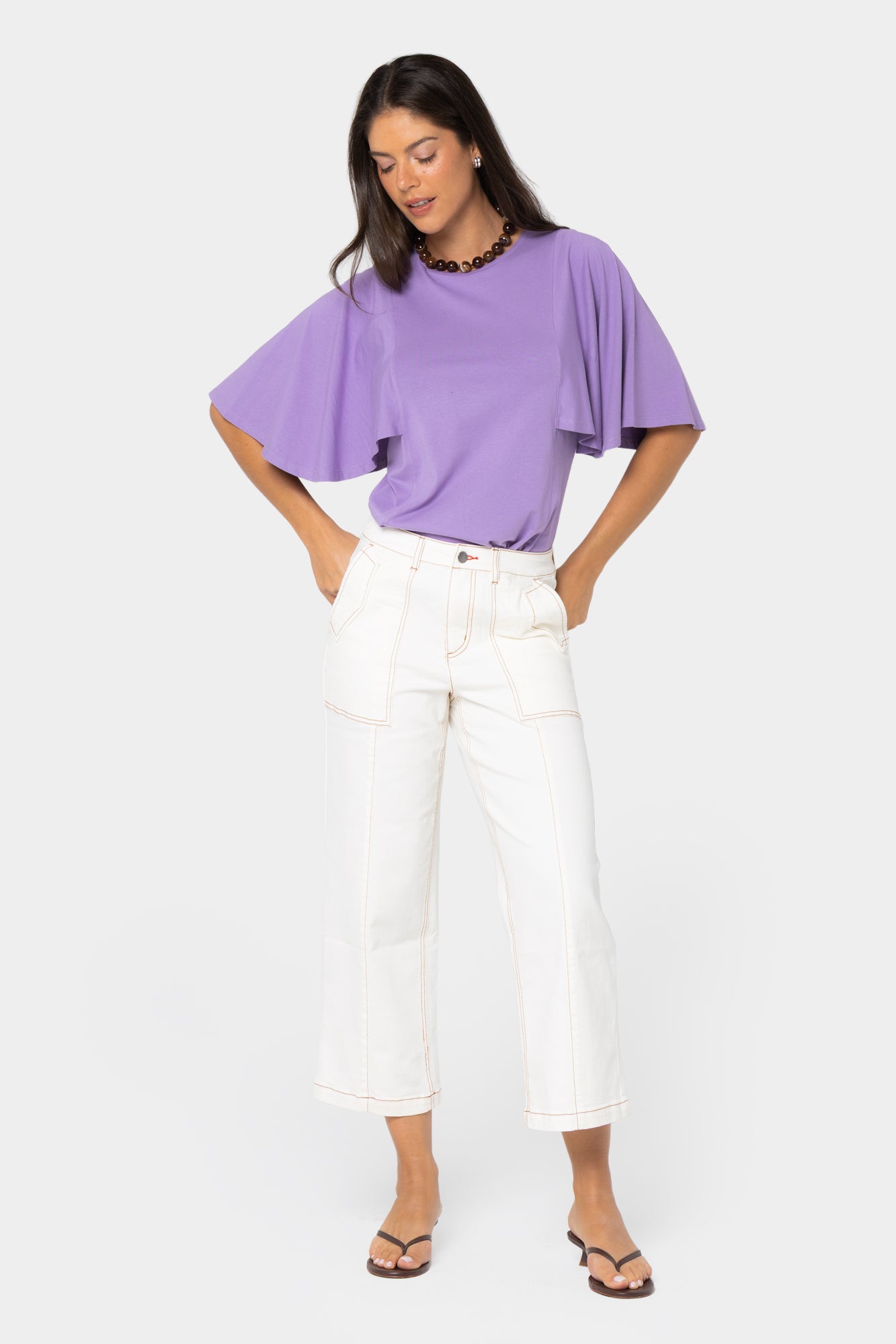 Boheme Cropped Utility Pocket Jean