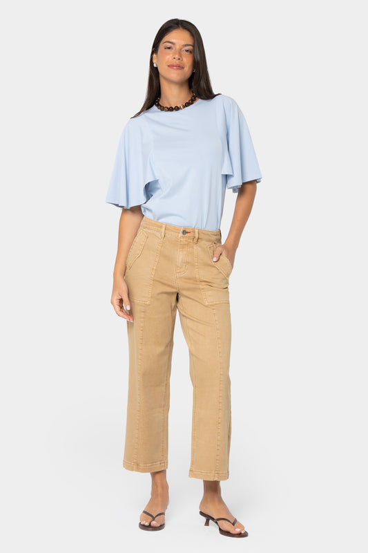 Boheme Cropped Utility Pocket Jean