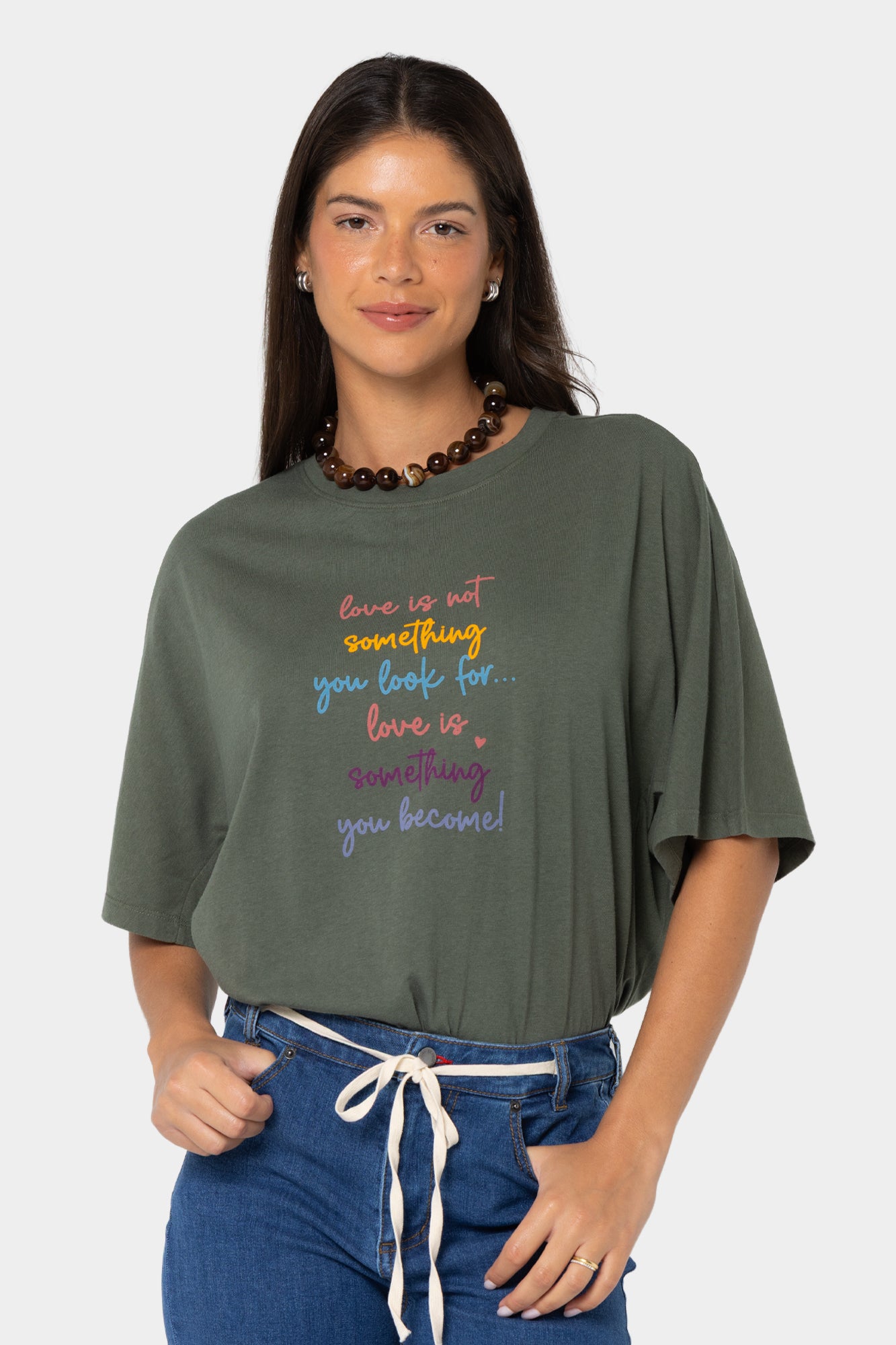 Printed Tee Shirt with Affirmations