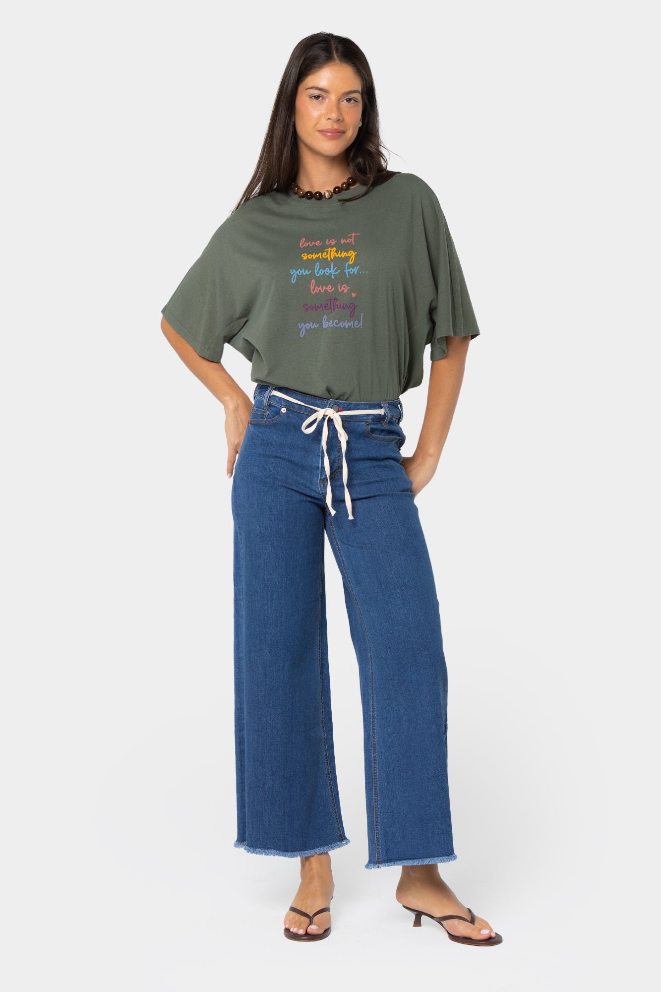 Printed Tee Shirt with Affirmations