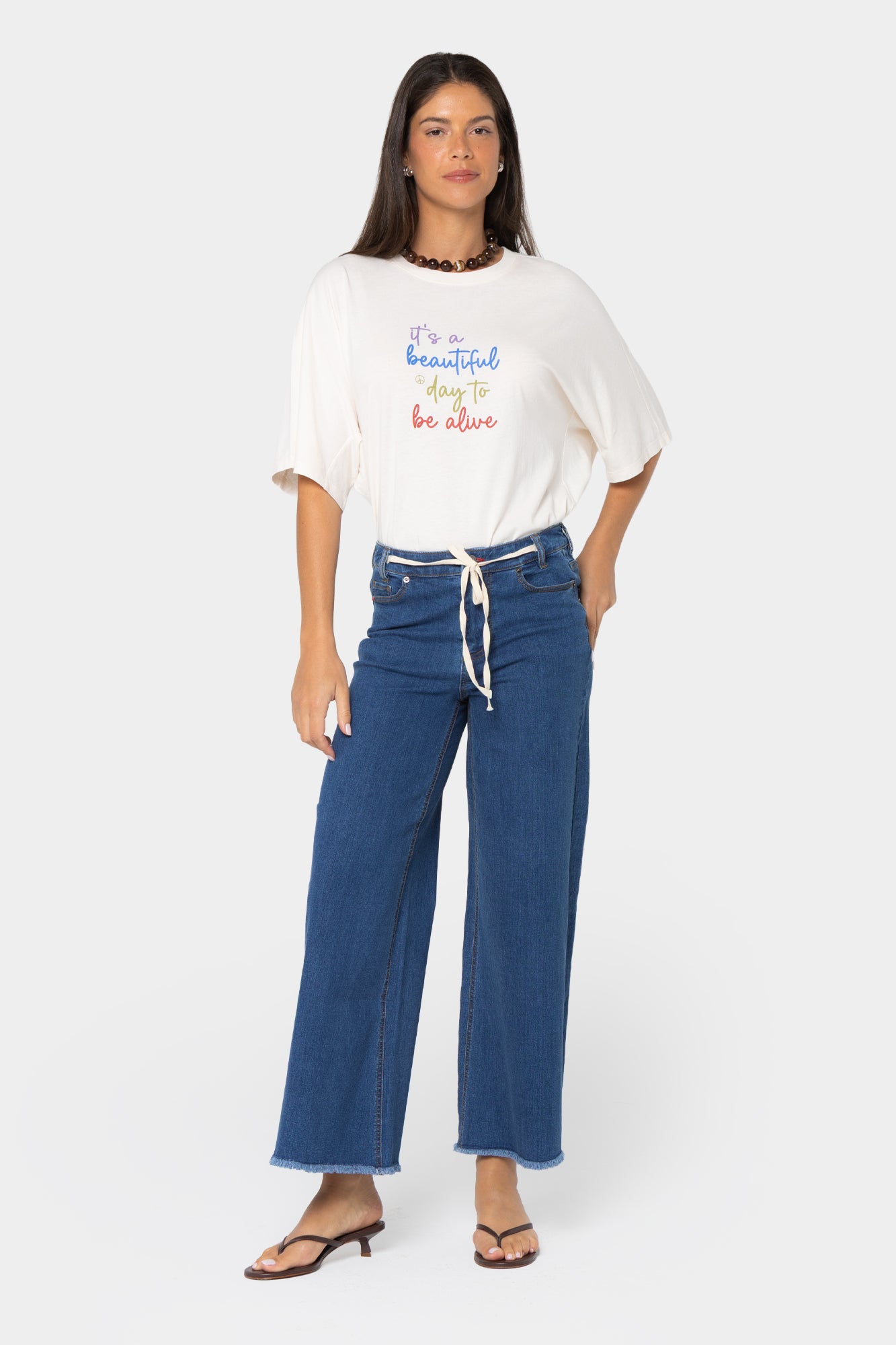 Printed Tee Shirt with Affirmations