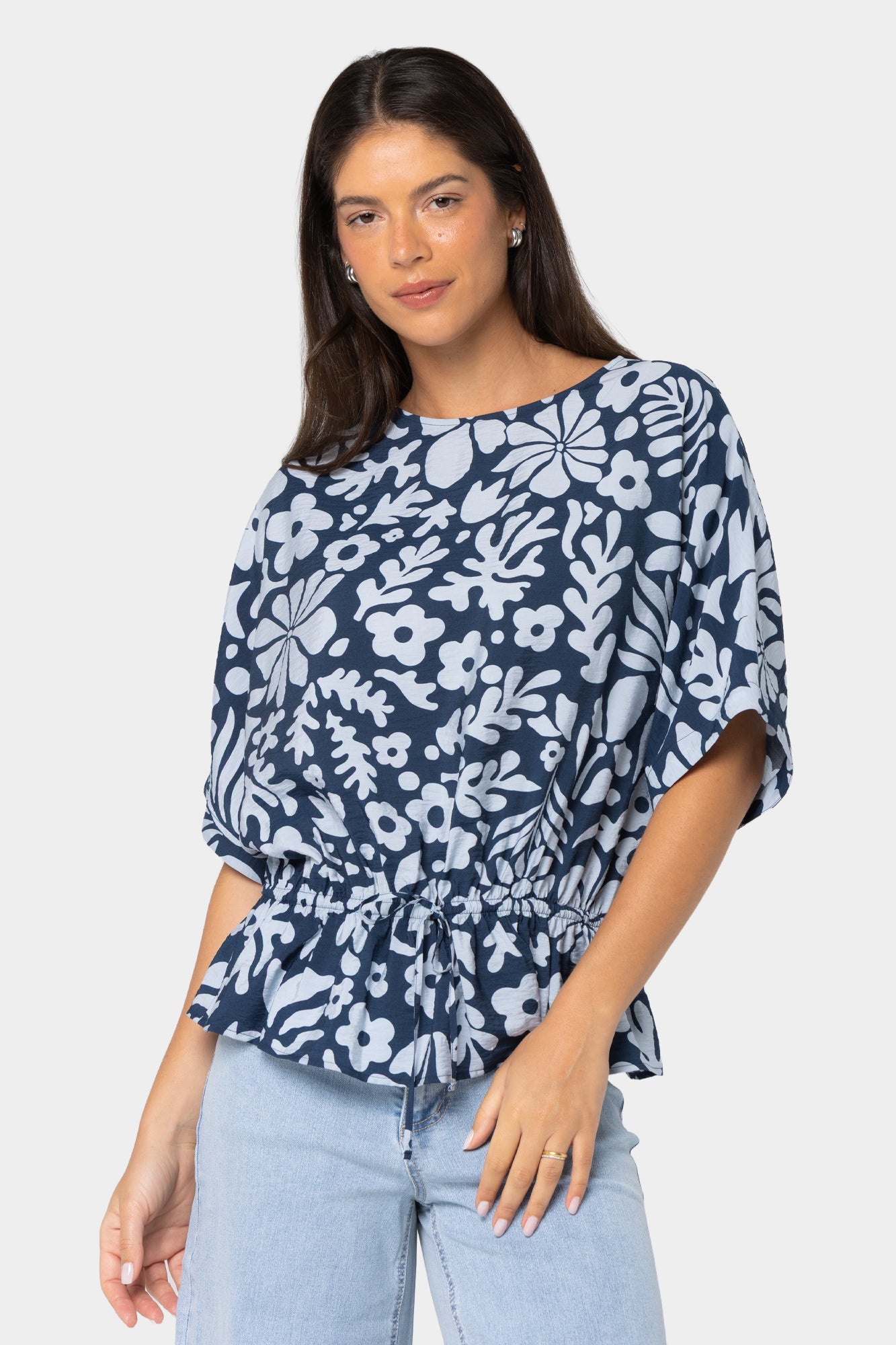 Boheme Boat Neck with Cinched Waist