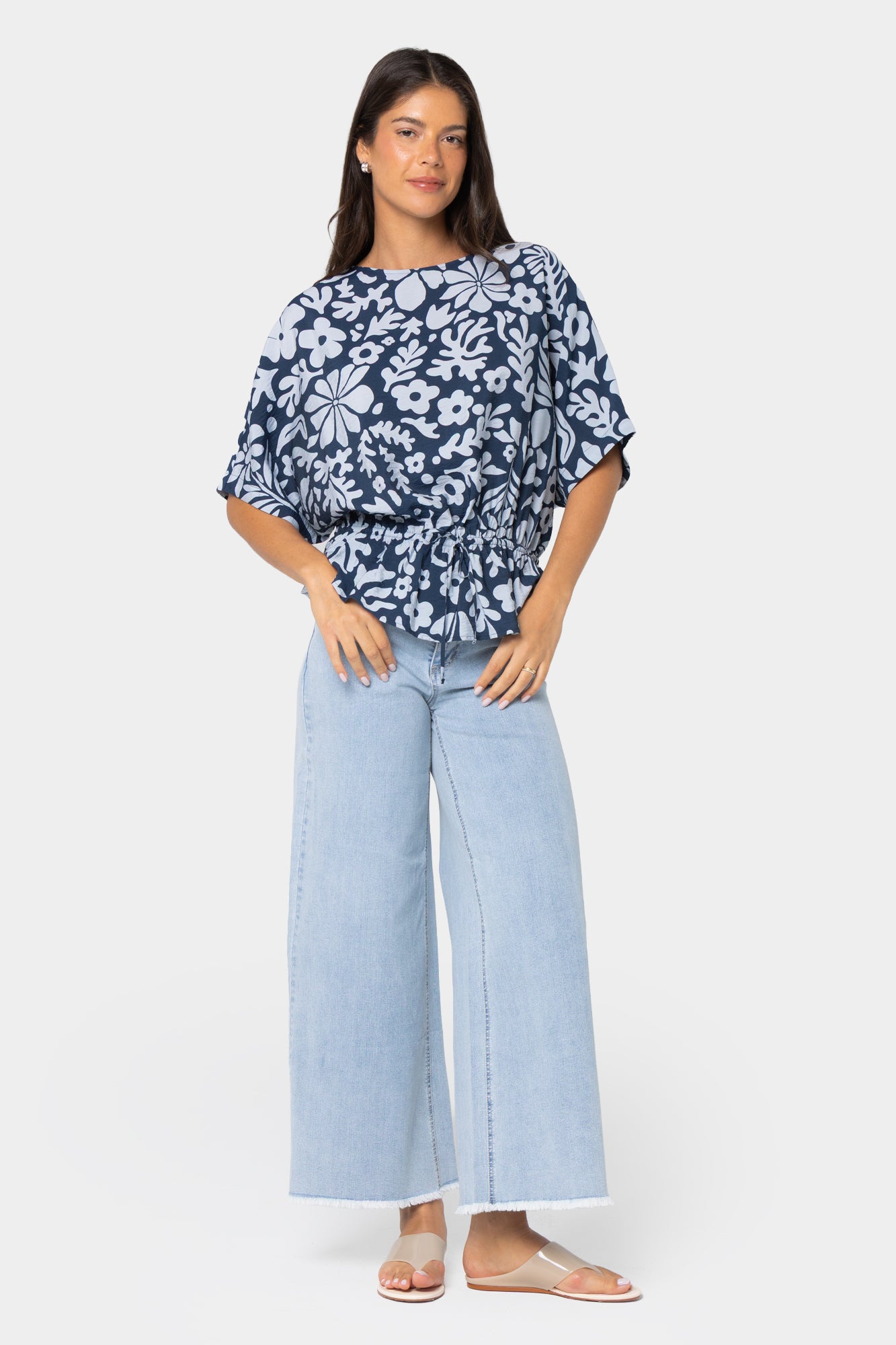 Boheme Boat Neck with Cinched Waist