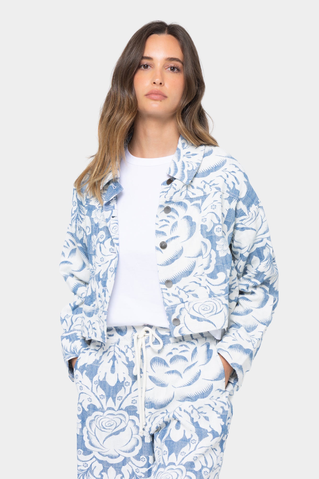 Long Sleeve Button Front Jacket
