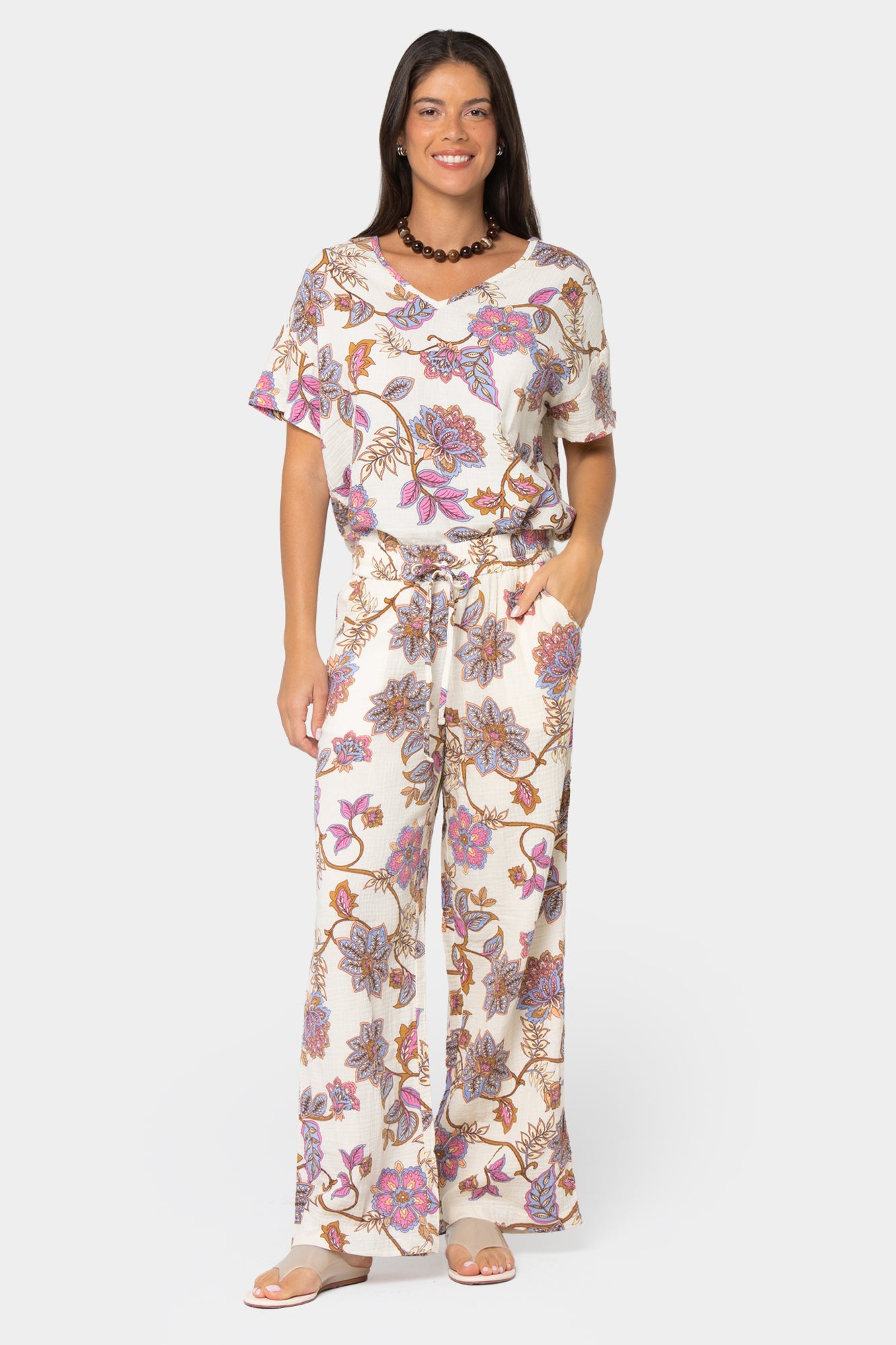 Boheme Full Length Wide Leg Pants